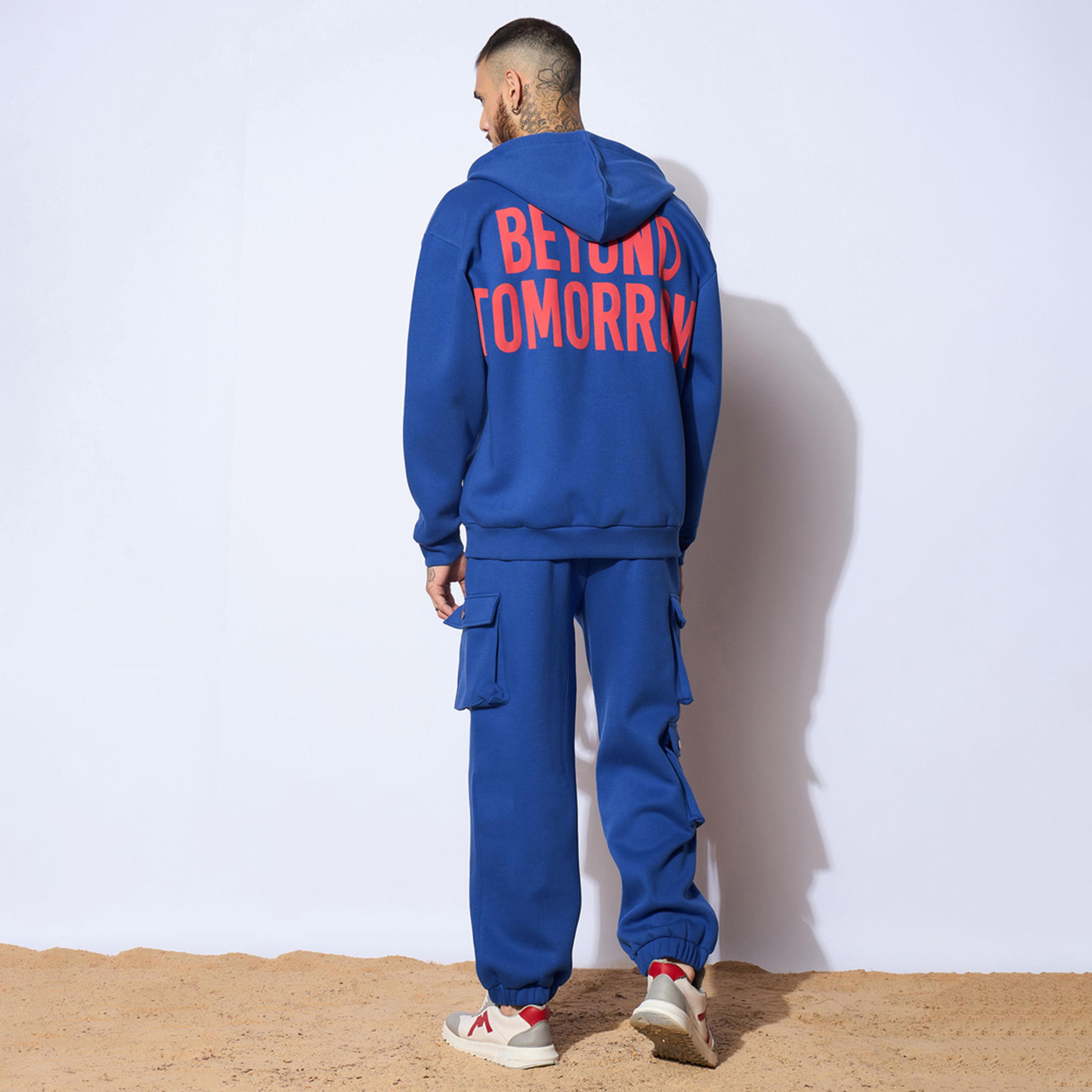 Mascln Sassafras X Styli Blue Utility Pockets Oversized Joggers-men-clothing-bottoms-joggers-image-2