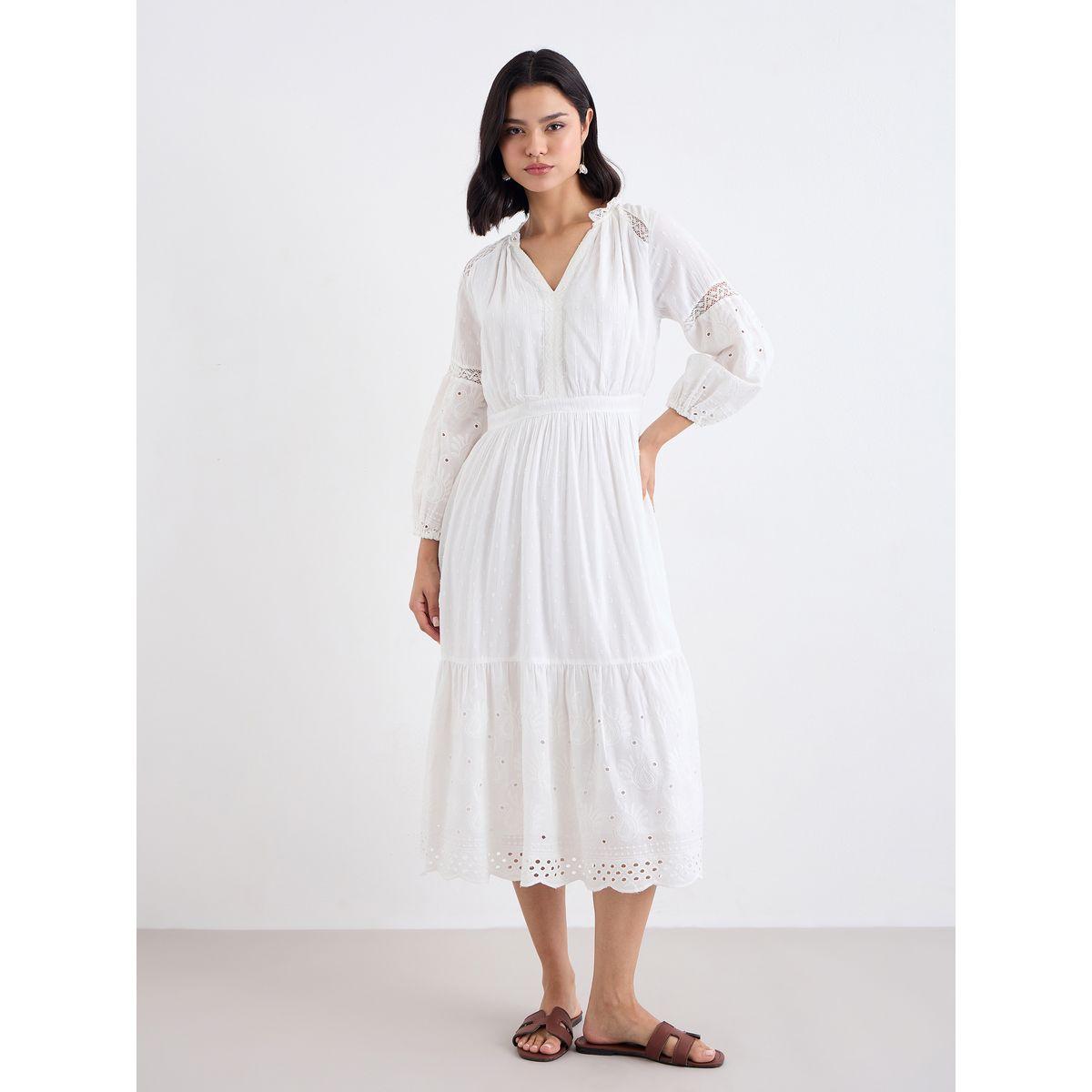 فستان ميدي بتفاصيل مُطرزة-women-clothing-dresses-image-2
