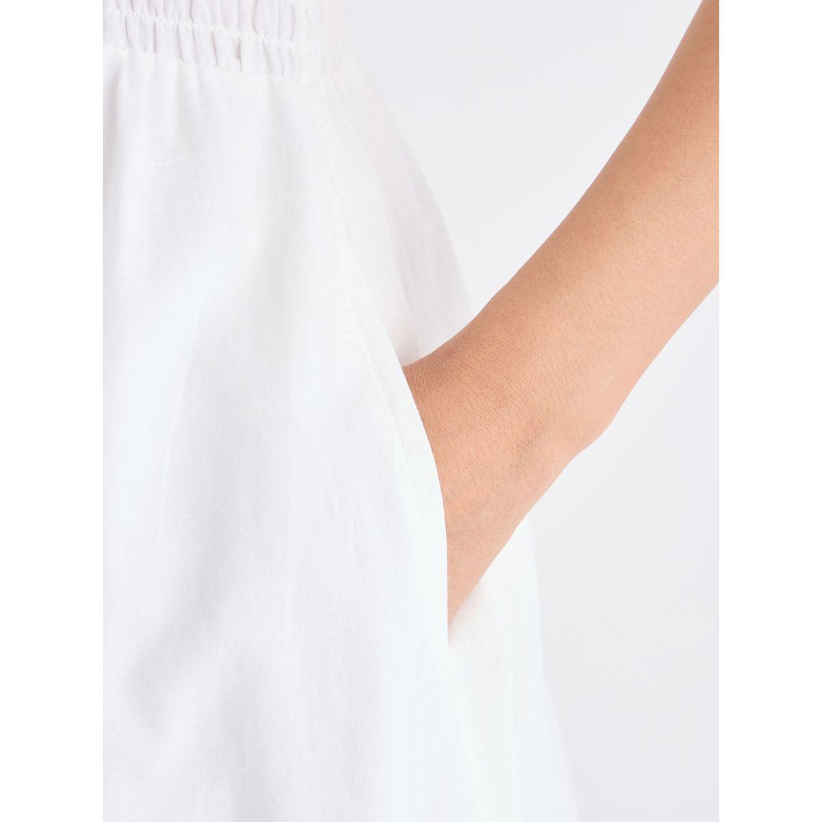 فستان ميدي بتفاصيل شيفلي وحافة واسعة-women-clothing-dresses-image-6