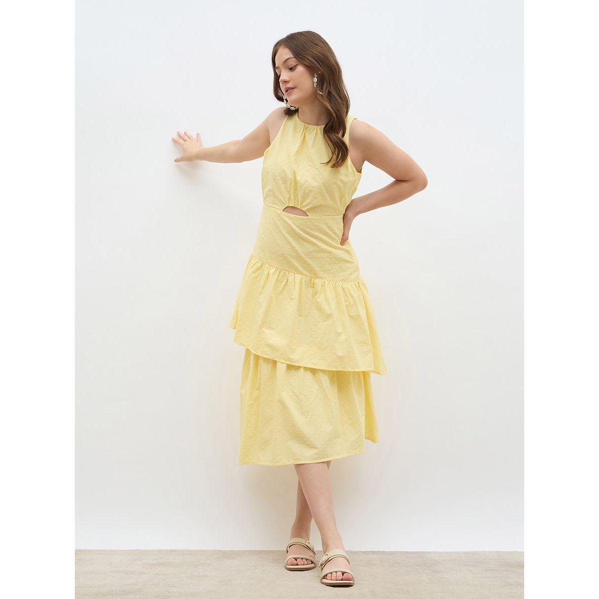 فستان ميدي سادة بلا أكمام مع طبقات-women-clothing-dresses-image-6