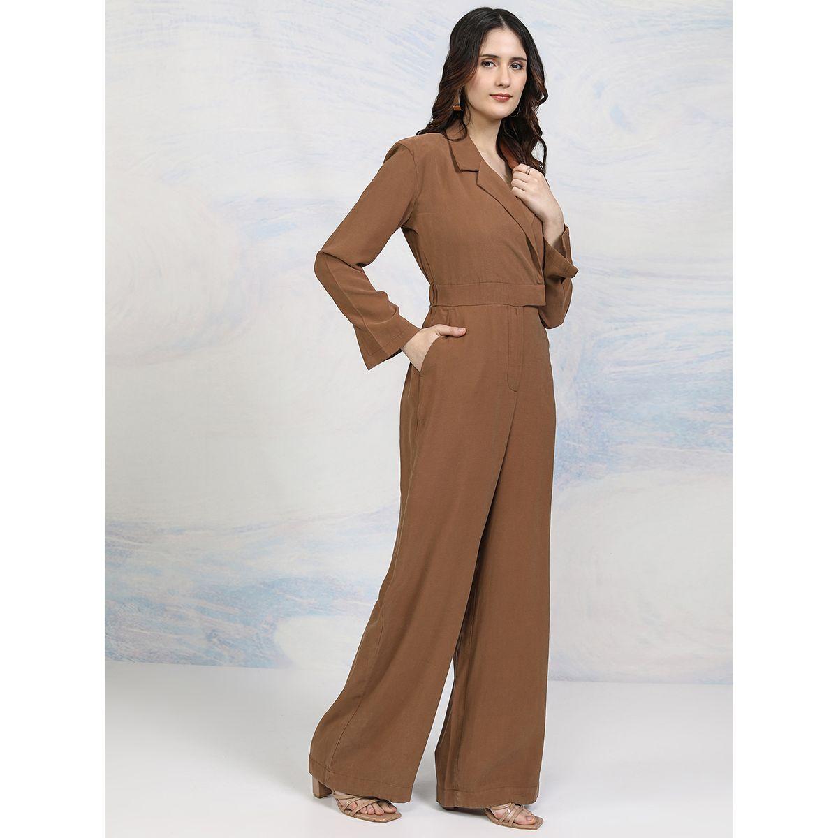 جمبسوت سادة بأرجل مستقيمة مع حزام طوكيو توكيز × ستايلي-women-clothing-jumpsuits-image-4