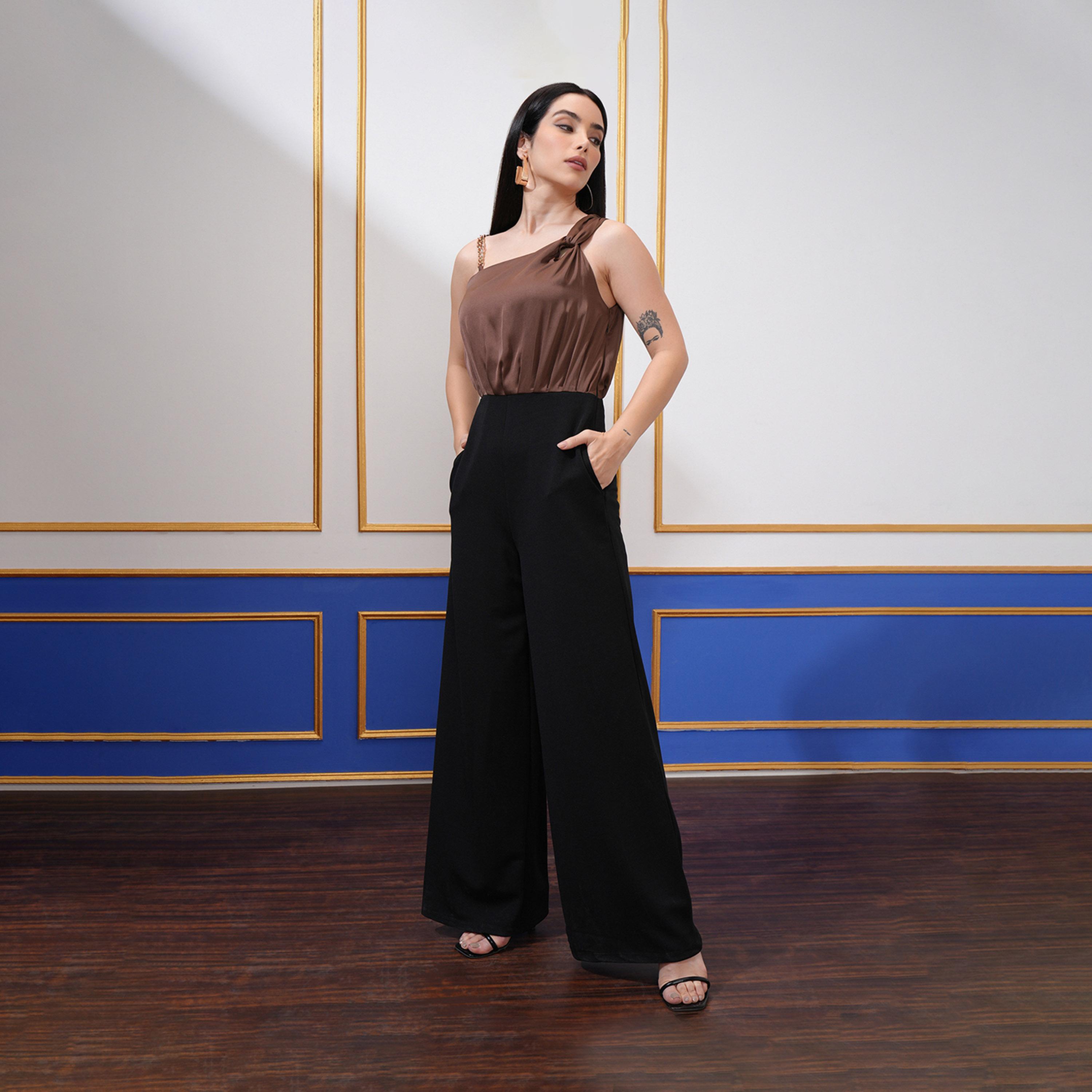 Tokyo Talkies X Styli Color Block Asymmetric Neck Wide Leg Jumpsuit-women-clothing-jumpsuits-image-3