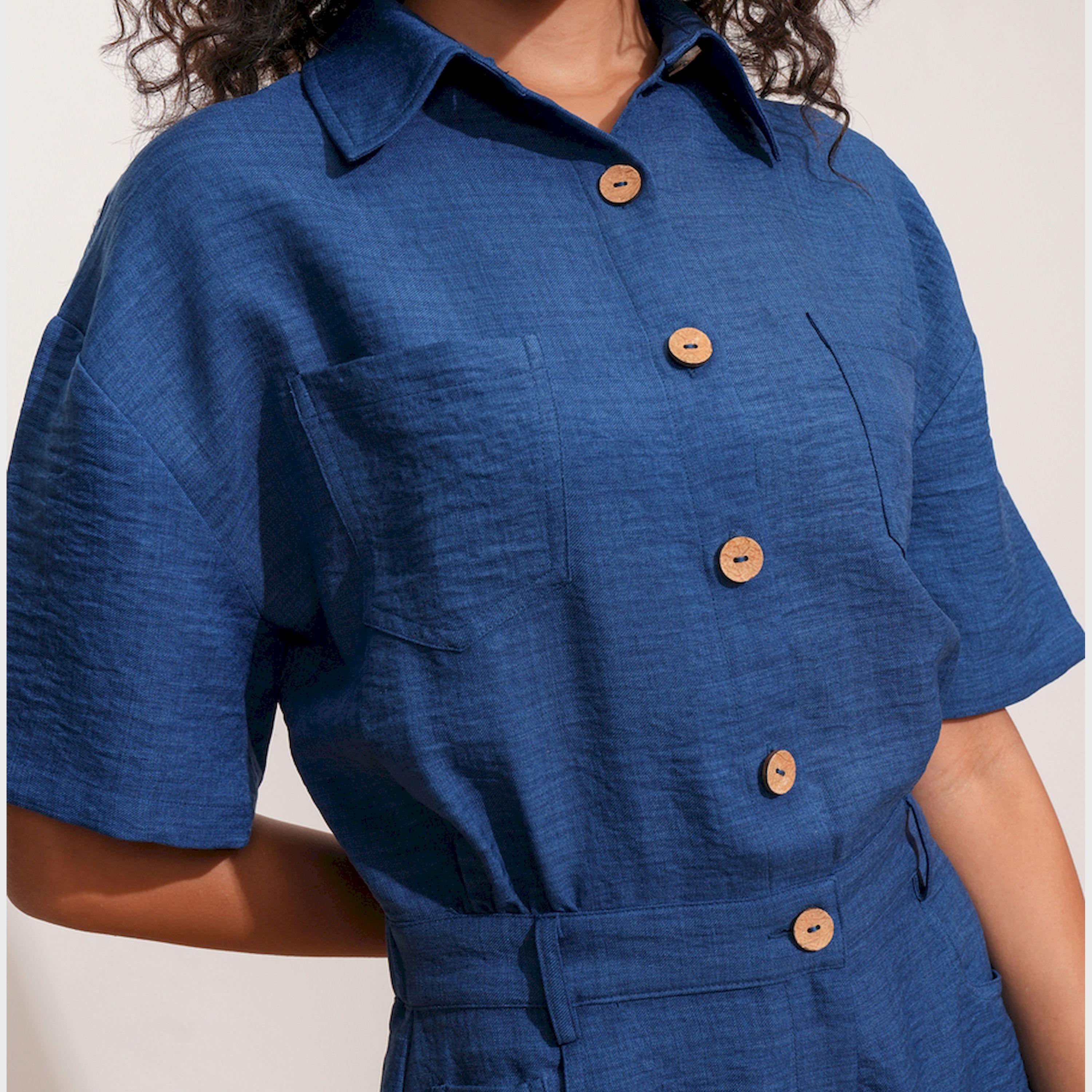 طوكيو توكيز - جمبسوت منقوش مع تفاصيل أزرار وياقة-women-clothing-jumpsuits-image-3