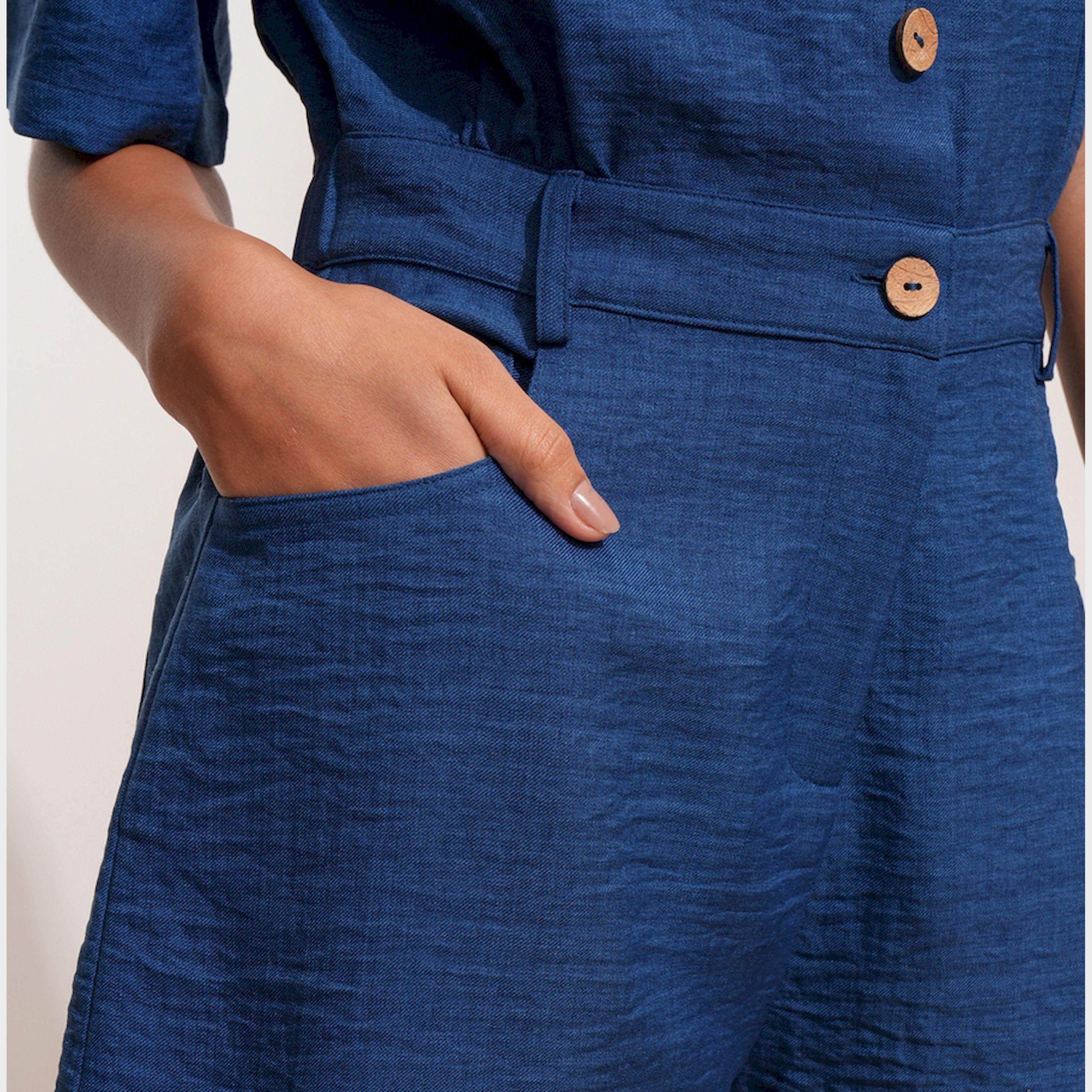 طوكيو توكيز - جمبسوت منقوش مع تفاصيل أزرار وياقة-women-clothing-jumpsuits-image-4