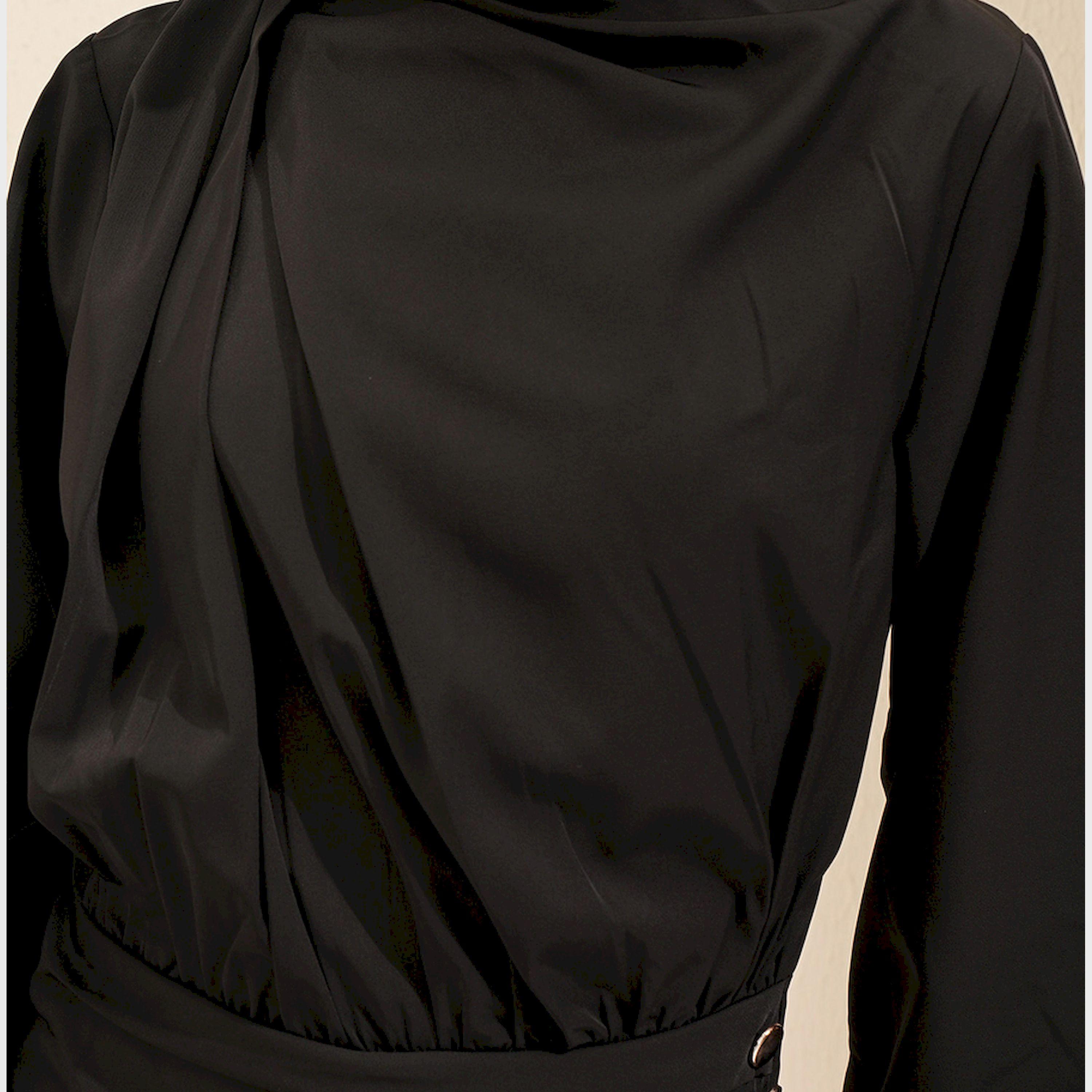 طوكيو توكيز - جمبسوت سادة بأكمام منفوخة ورقبة منسدلة مع أزرار-women-clothing-jumpsuits-image-6
