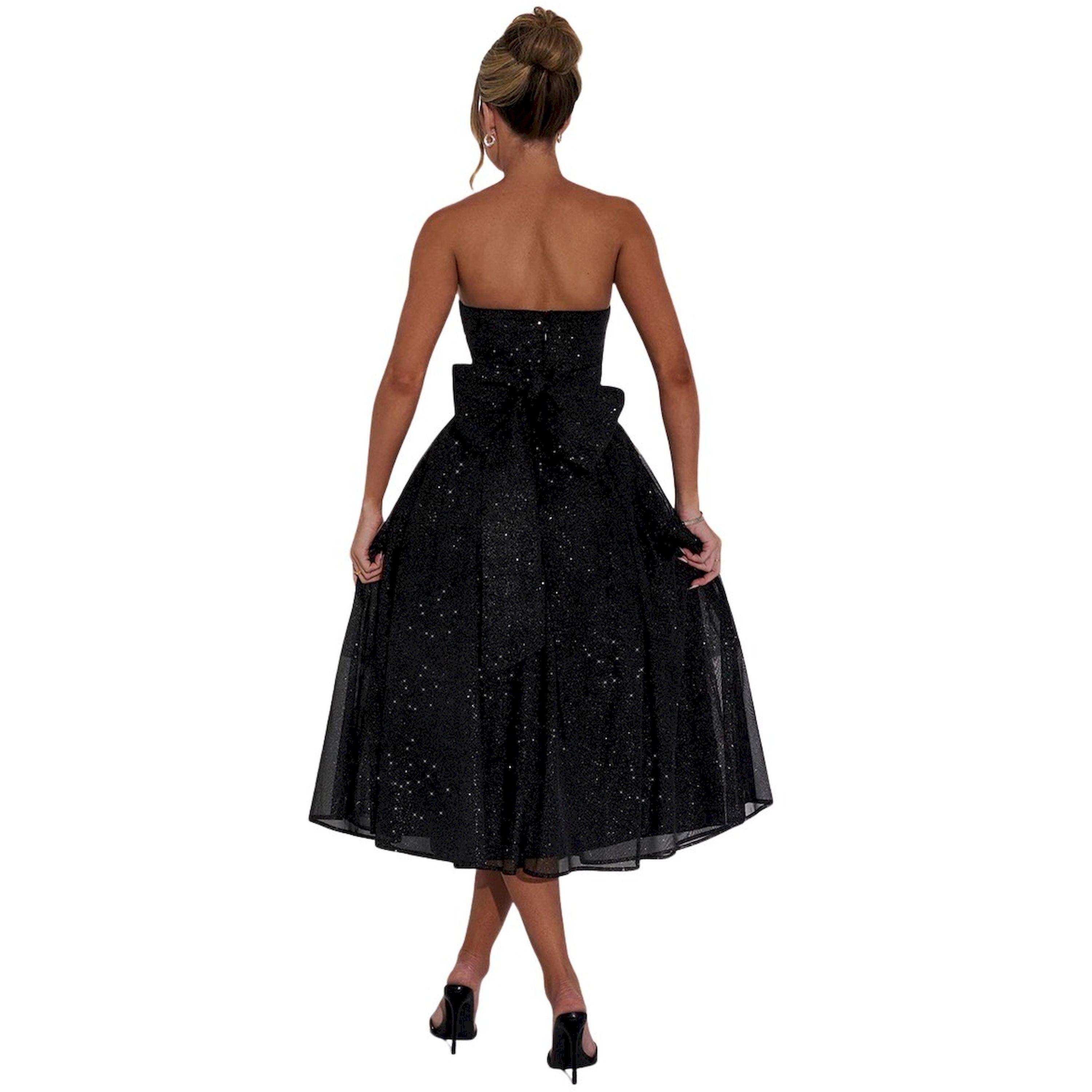 Take Two Off Shoulder Mesh A-Line Midi Dress-women-clothing-dresses-image-2