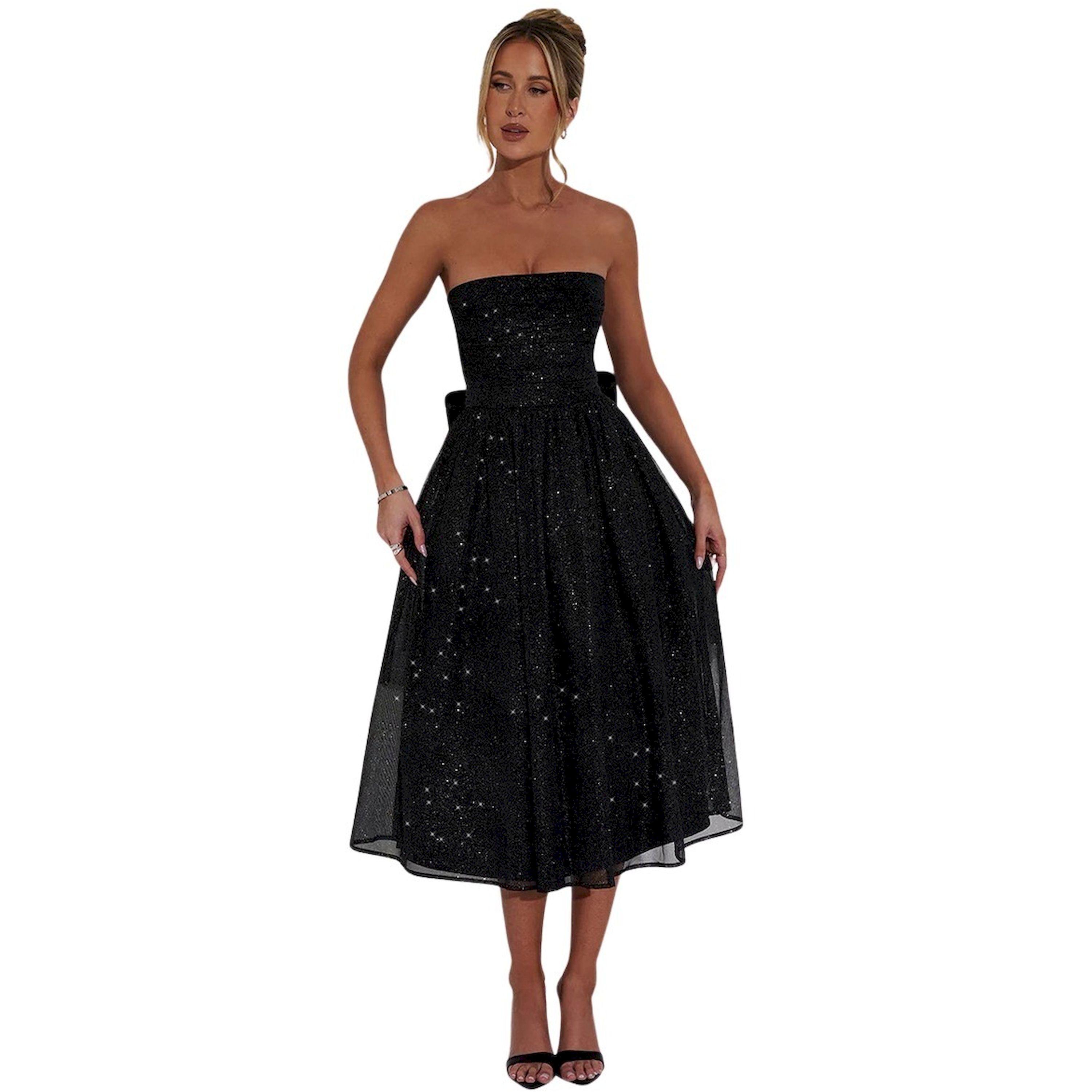 Take Two Off Shoulder Mesh A-Line Midi Dress-women-clothing-dresses-image-5