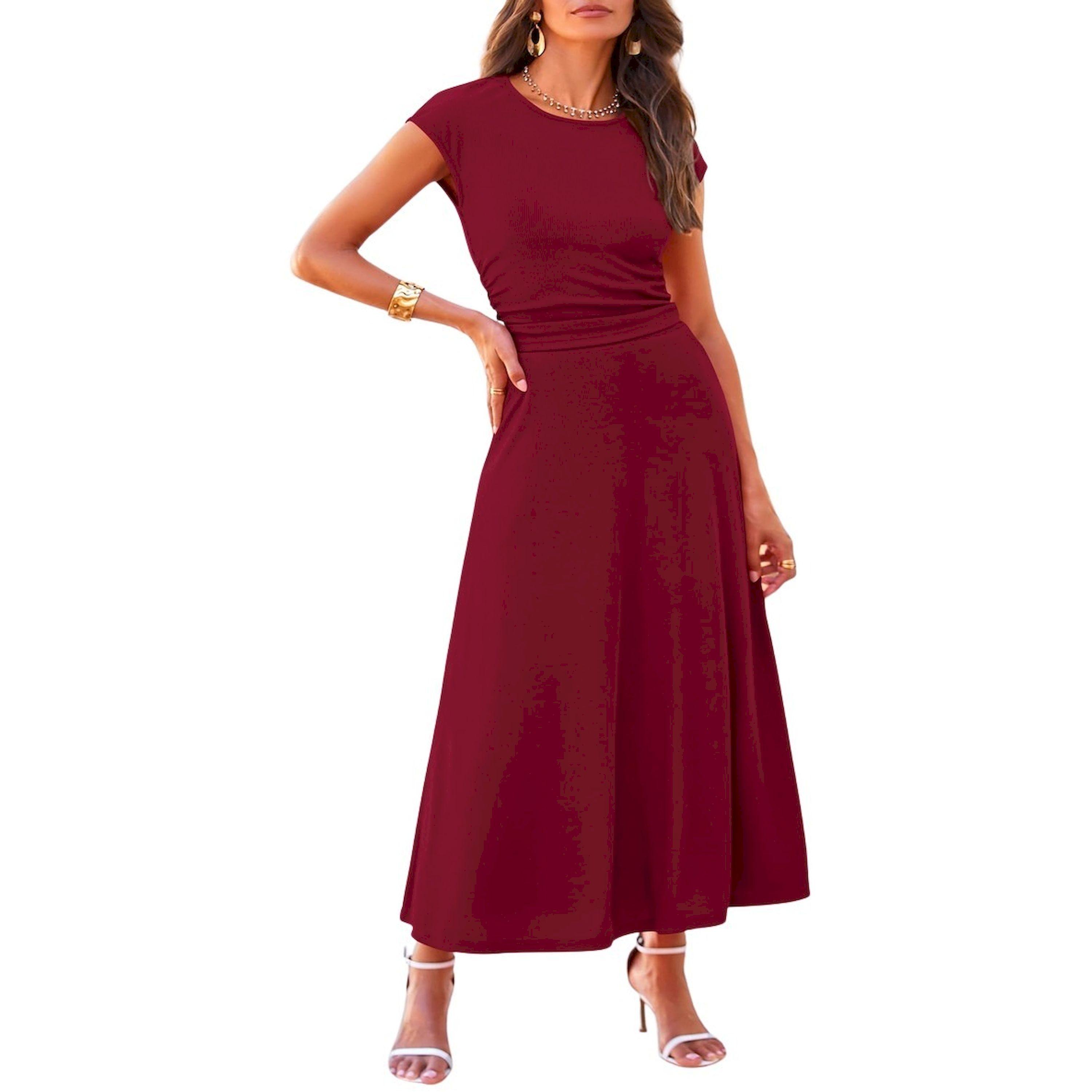 Take Two Solid Tee and Maxi Skirt Set-women-clothing-coordsets-image-2