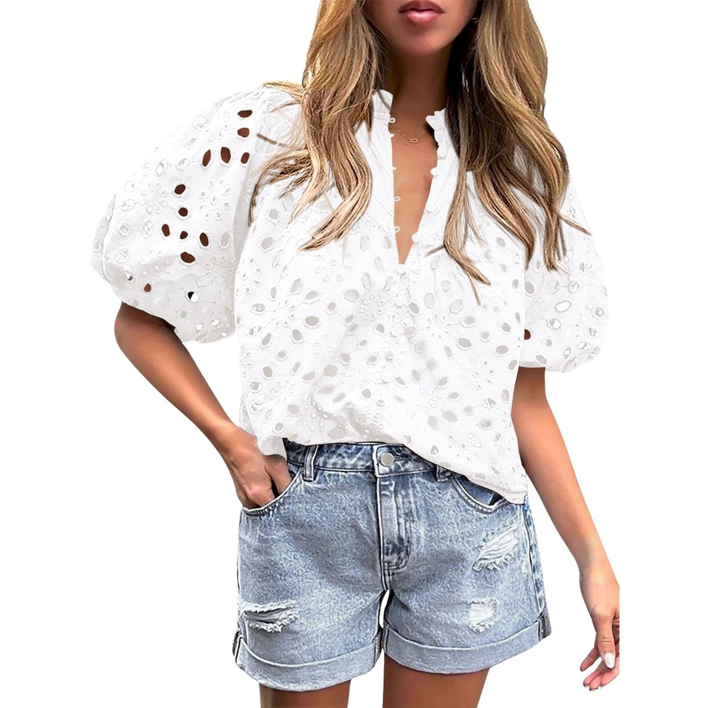 Take Two Solid Lacework Puff Sleeve Top-women-clothing-shirtsandblouses-blouses-image-3