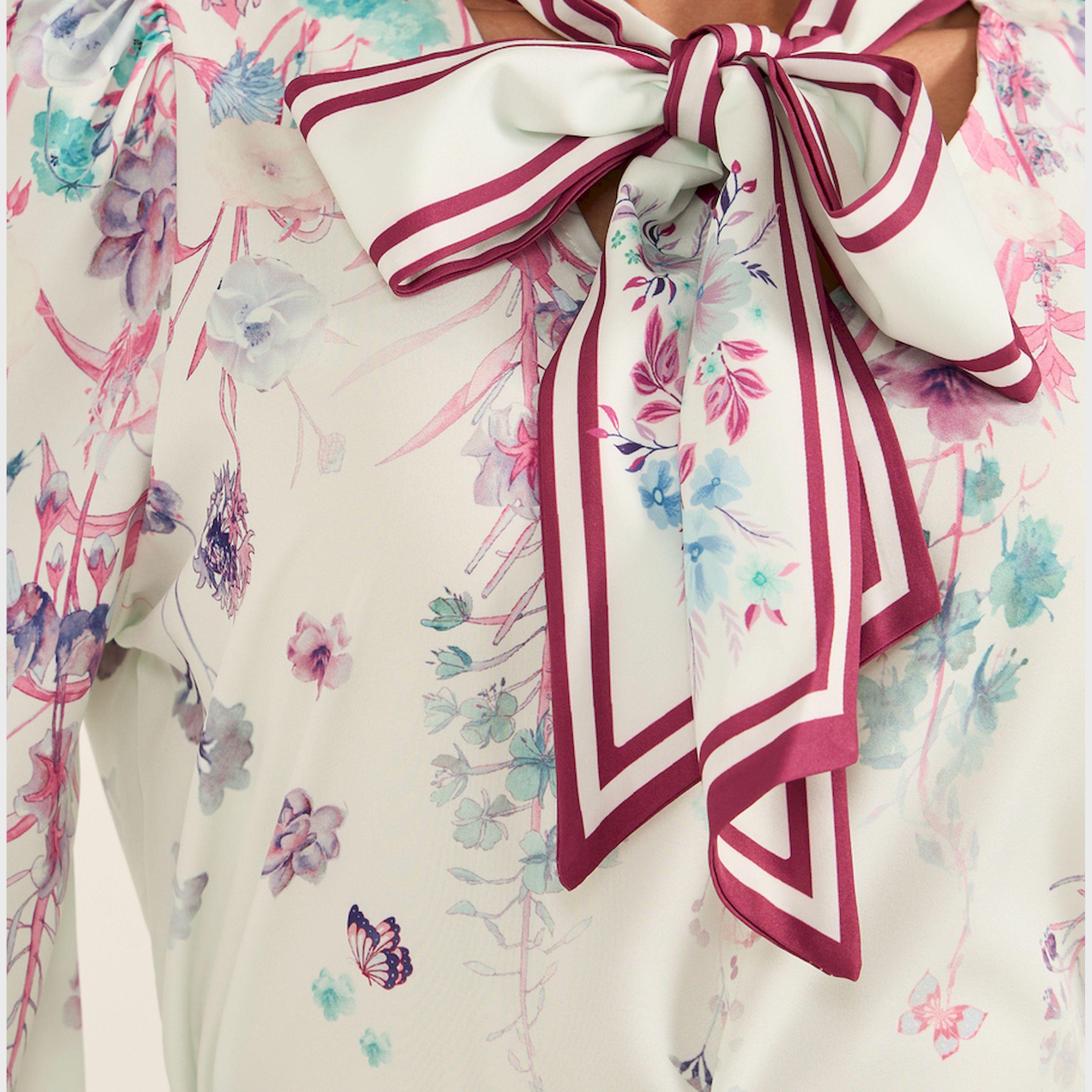 KL X Styli All-Over Print Tie-Up Neck Midi Dress-women-clothing-dresses-image-5