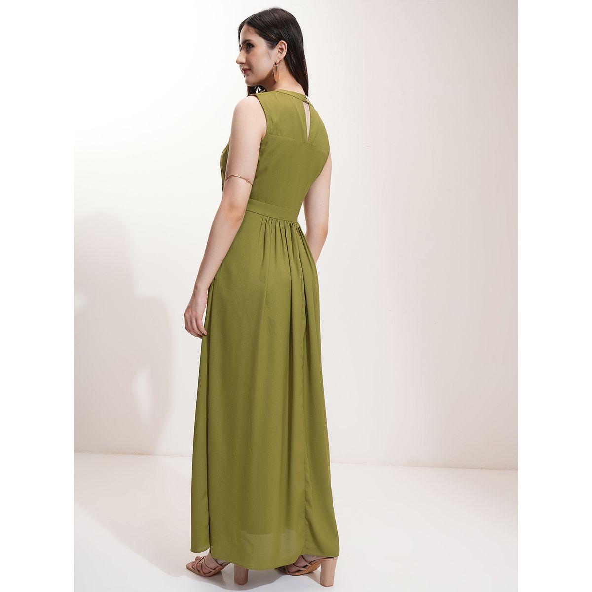 فستان طويل بلا أكمام مع تفاصيل محزوزة طوكيو توكيز × ستايلي-women-clothing-dresses-image-3