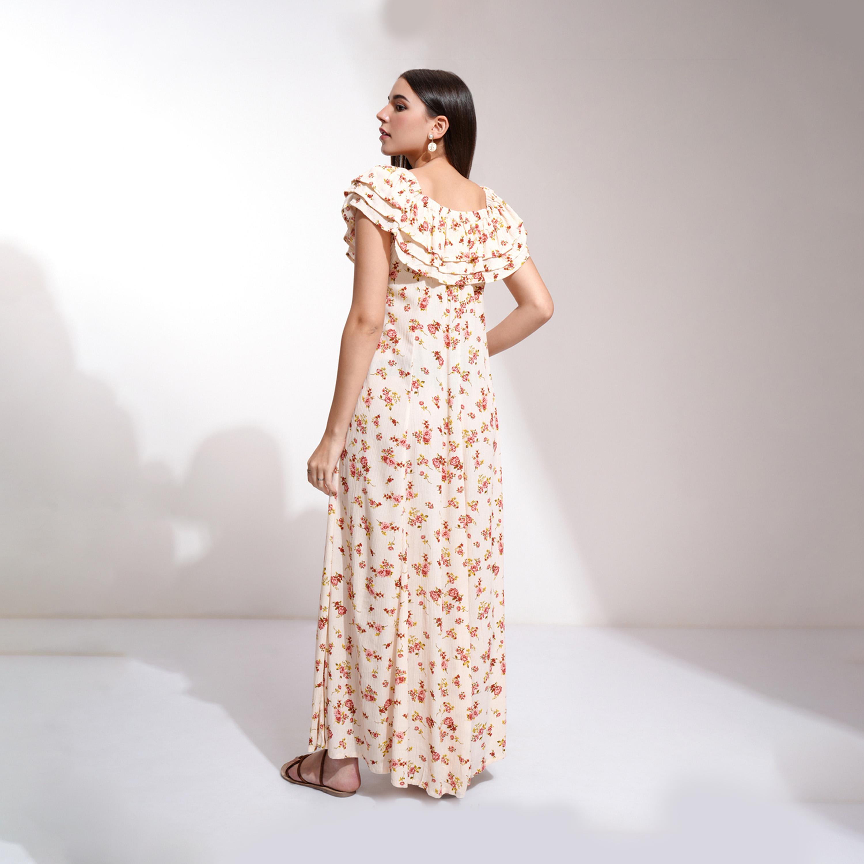 فيشود ستايلي - فستان ماكسي متعدد الطبقات بطبعة زهور-women-clothing-dresses-image-4