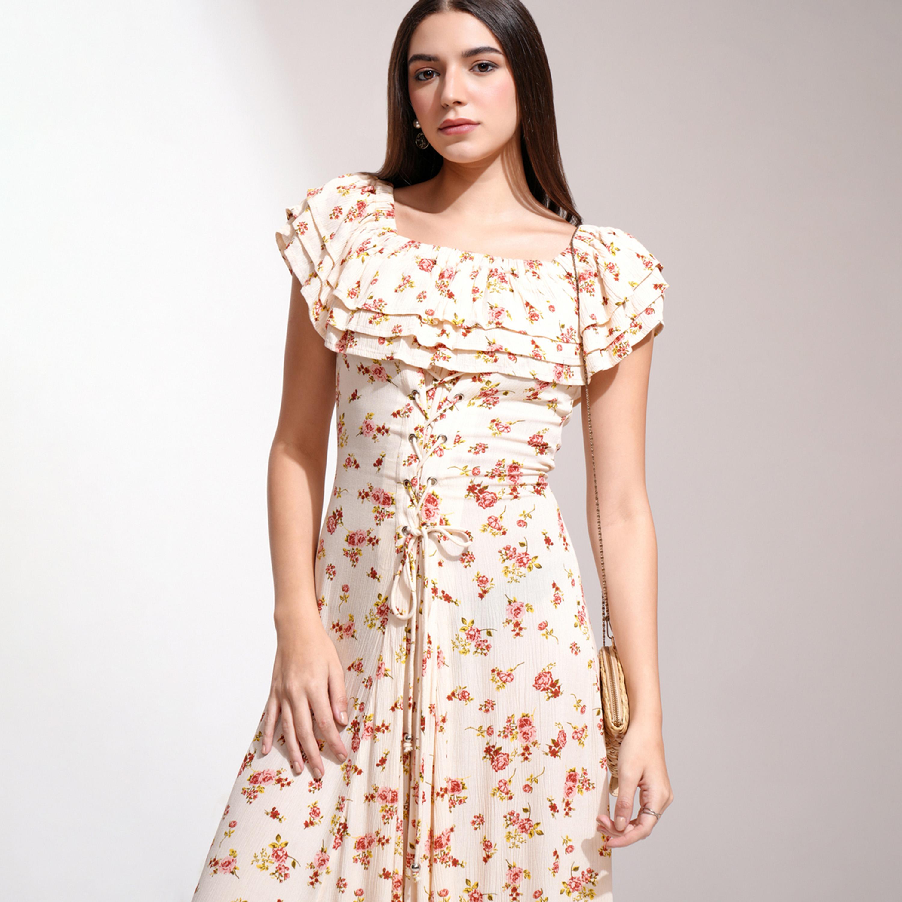 فيشود ستايلي - فستان ماكسي متعدد الطبقات بطبعة زهور-women-clothing-dresses-image-5