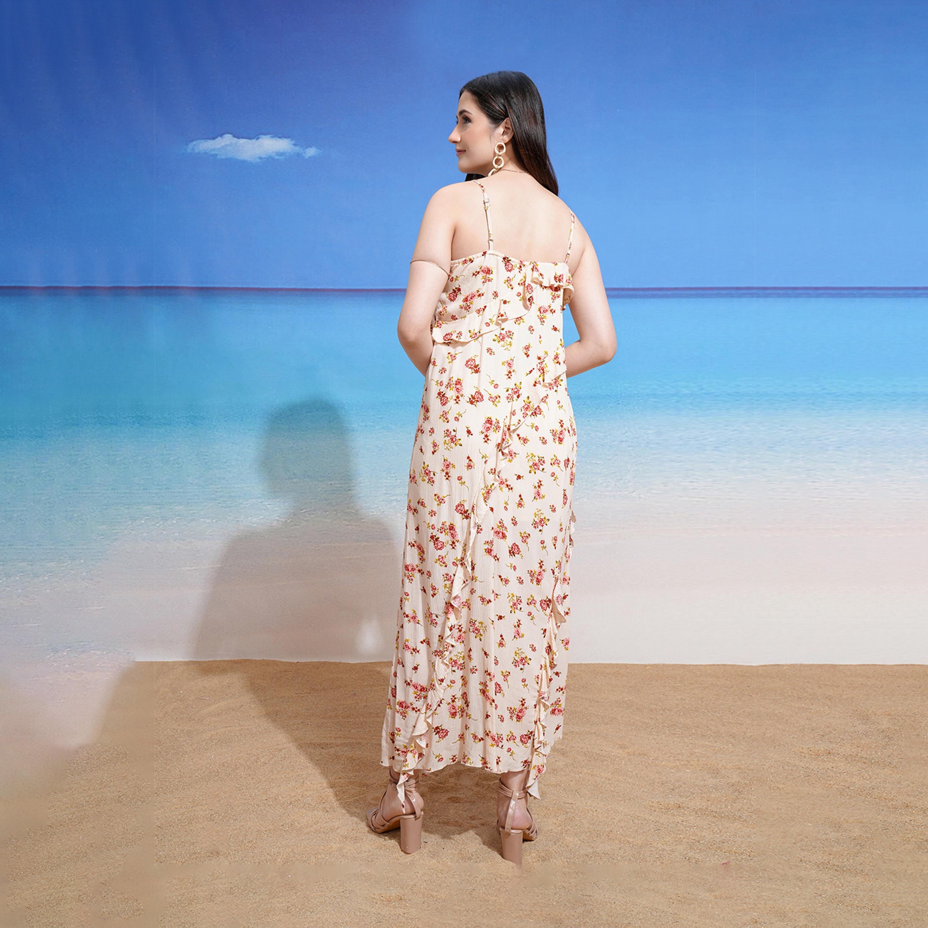فيشود ستايلي - فستان ماكسي متعدد الطبقات بطبعة زهور-women-clothing-dresses-image-4