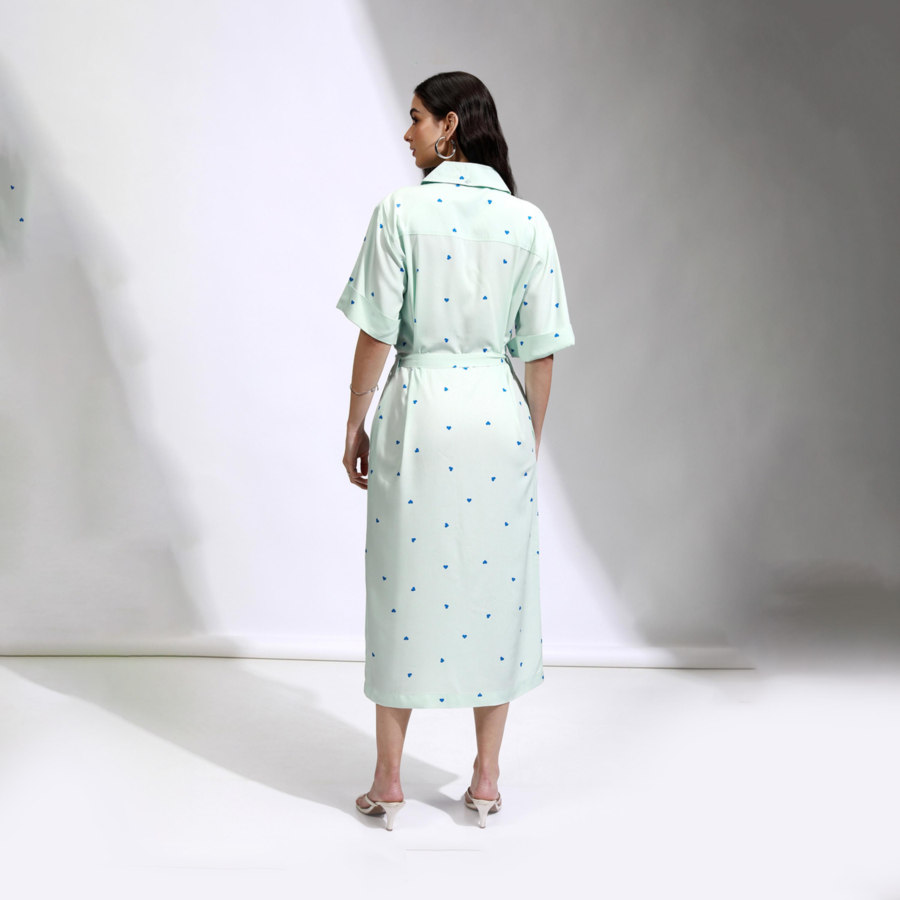 Tokyo Talkies X Styli All-Over Heart Print Collared Shirt Midi Dress-women-clothing-dresses-image-4