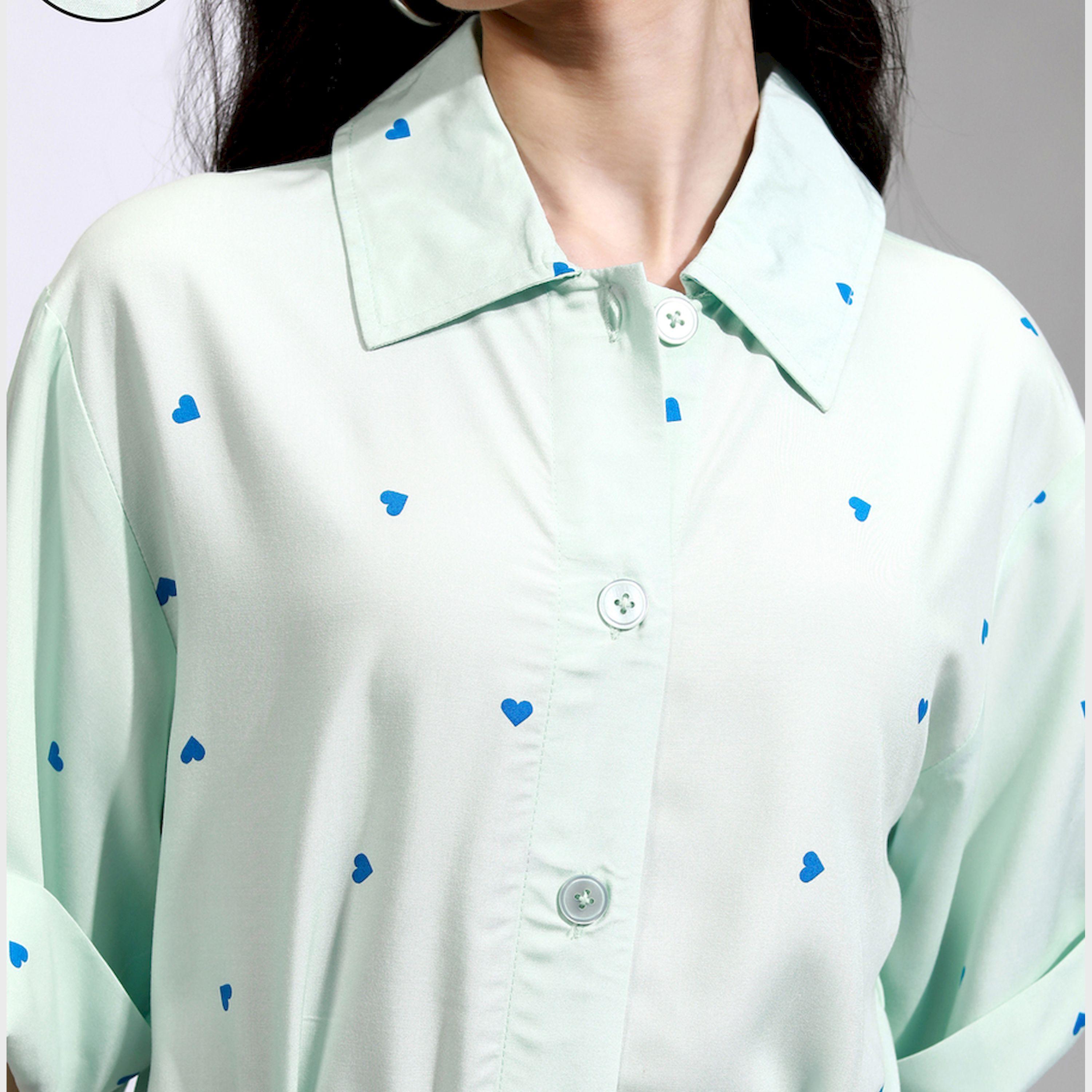 Tokyo Talkies X Styli All-Over Heart Print Collared Shirt Midi Dress-women-clothing-dresses-image-6