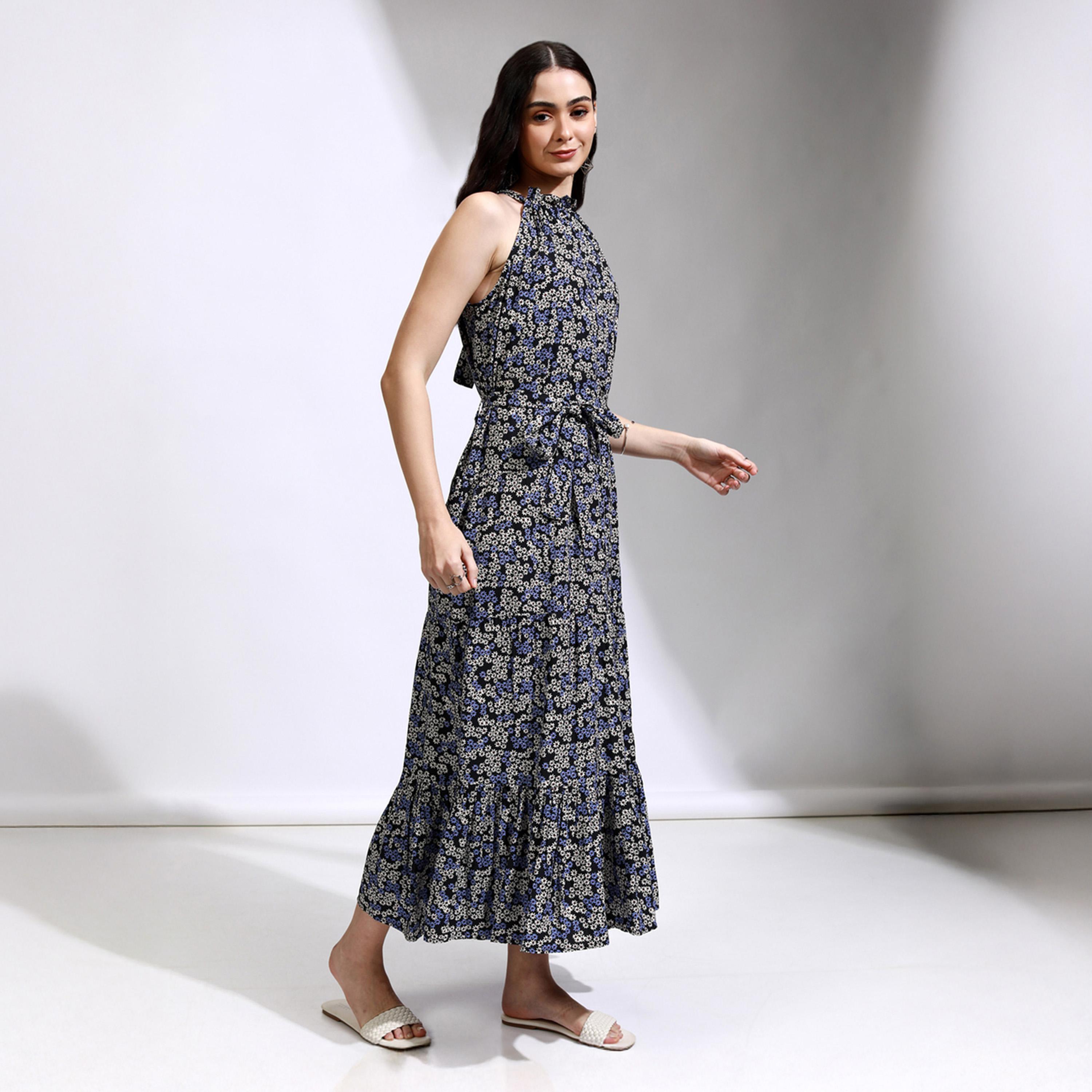 فيشود ستايلي - فستان ماكسي متعدد الطبقات بطبعة زهور-women-clothing-dresses-image-1