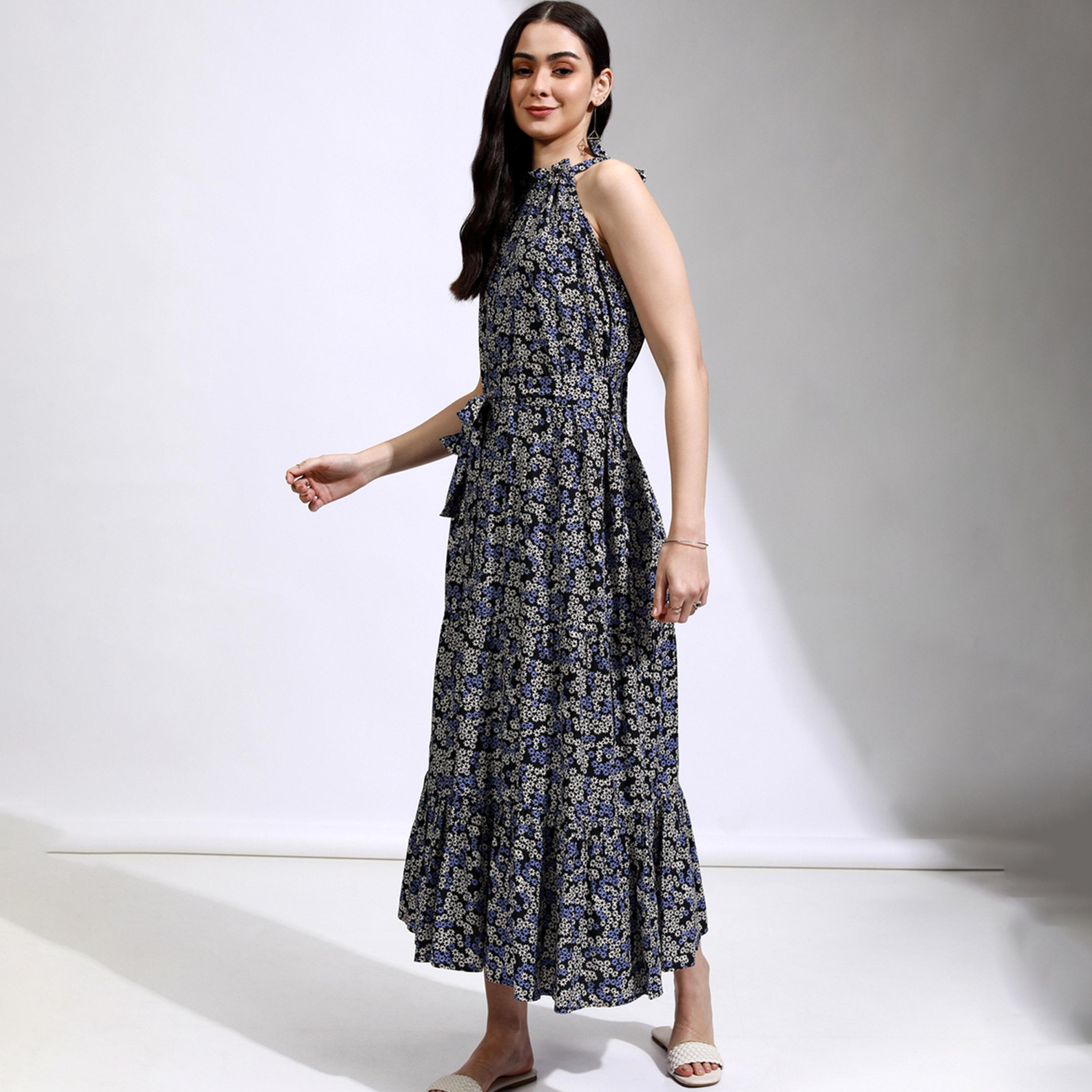 فيشود ستايلي - فستان ماكسي متعدد الطبقات بطبعة زهور-women-clothing-dresses-image-3