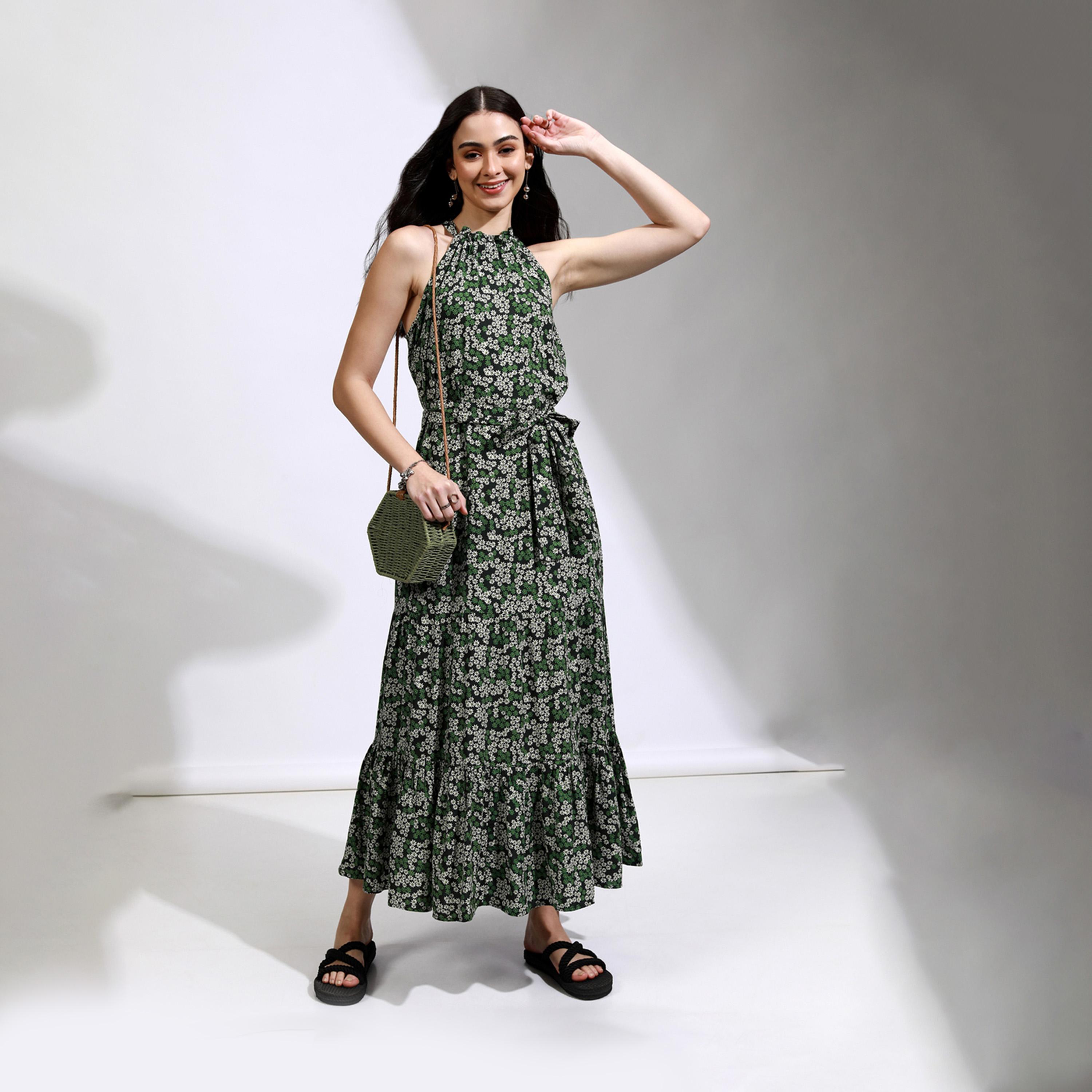 فيشود ستايلي - فستان ماكسي متعدد الطبقات بطبعة زهور-women-clothing-dresses-image-2