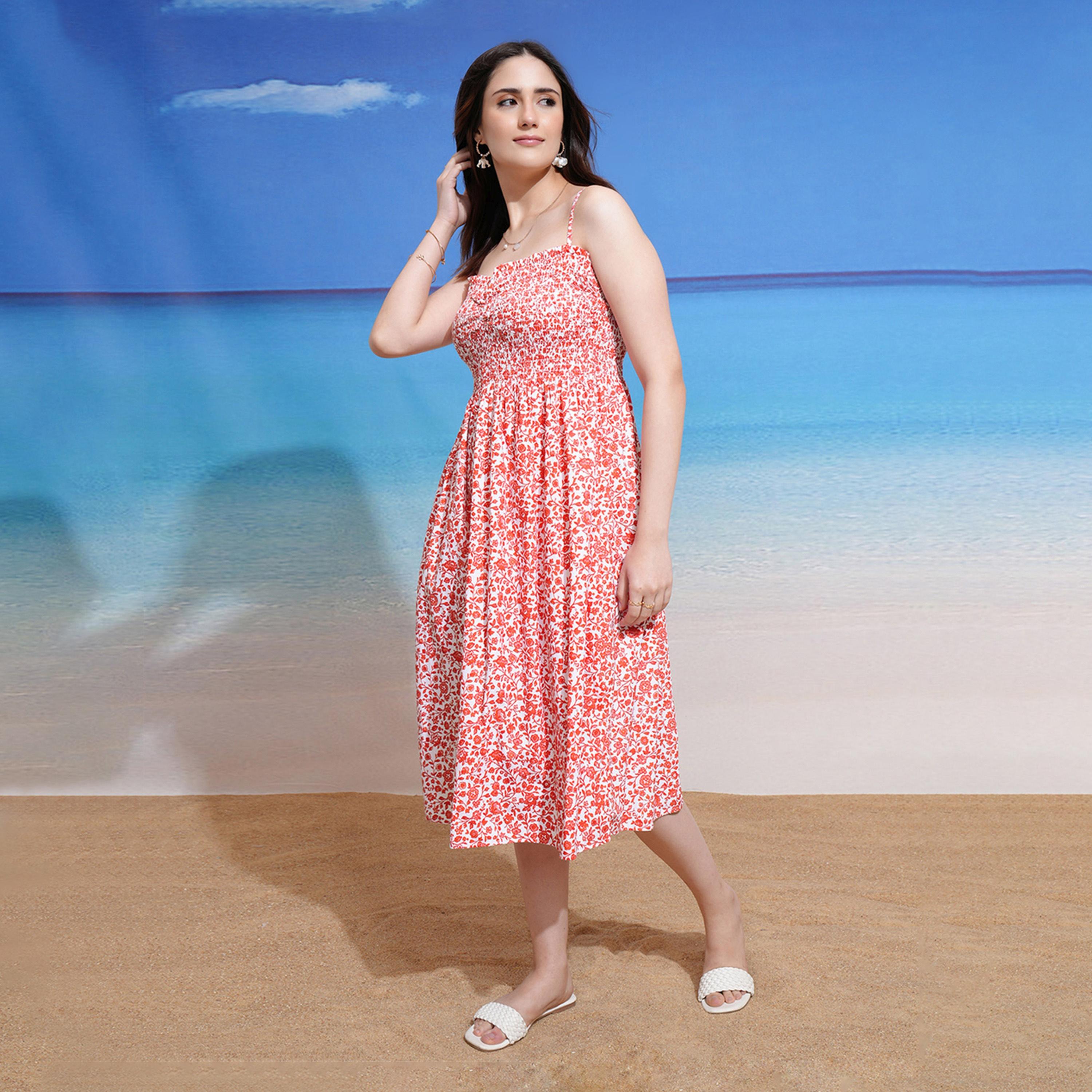 فيشود ستايلي - فستان ماكسي متعدد الطبقات بطبعة زهور-women-clothing-dresses-image-1