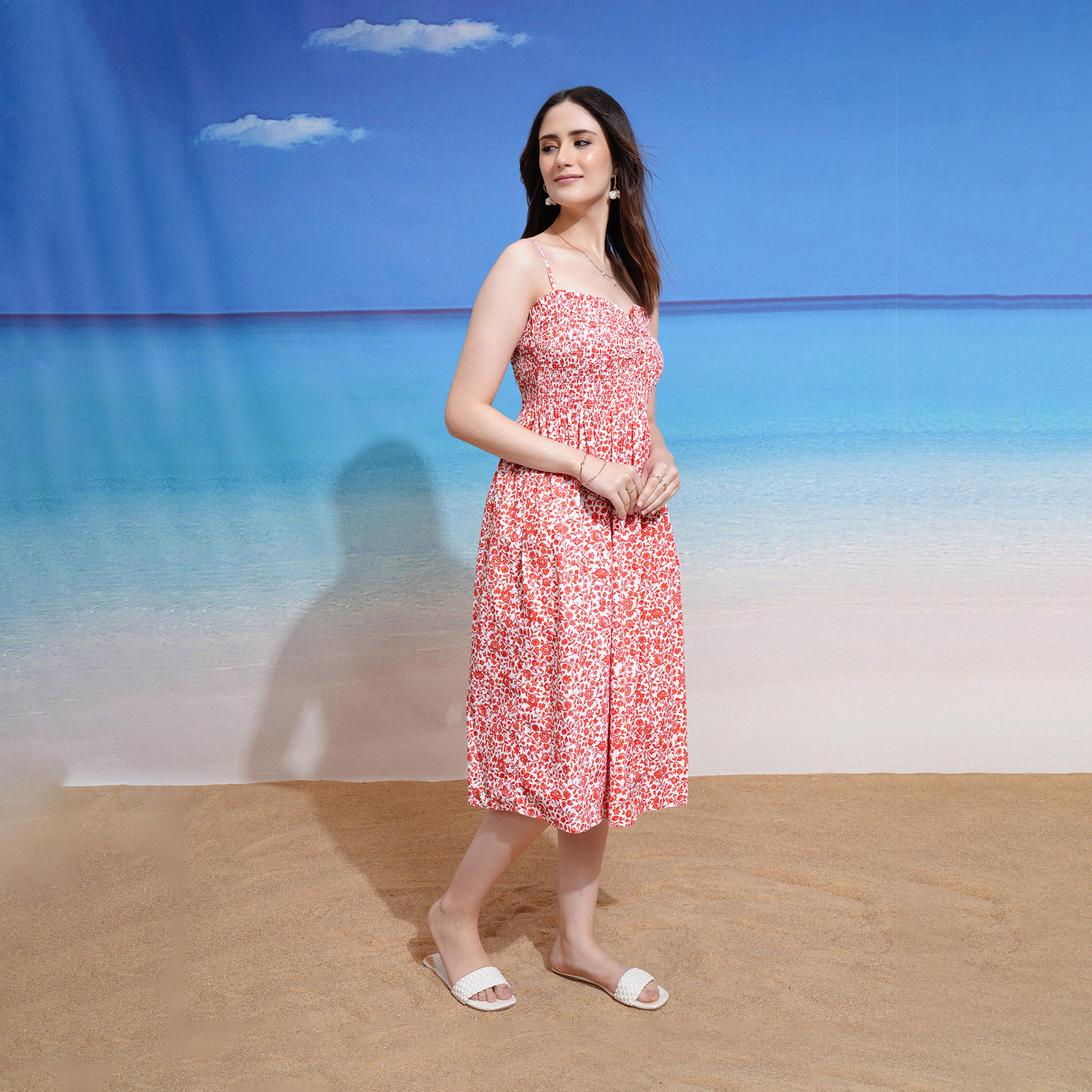 فيشود ستايلي - فستان ماكسي متعدد الطبقات بطبعة زهور-women-clothing-dresses-image-3