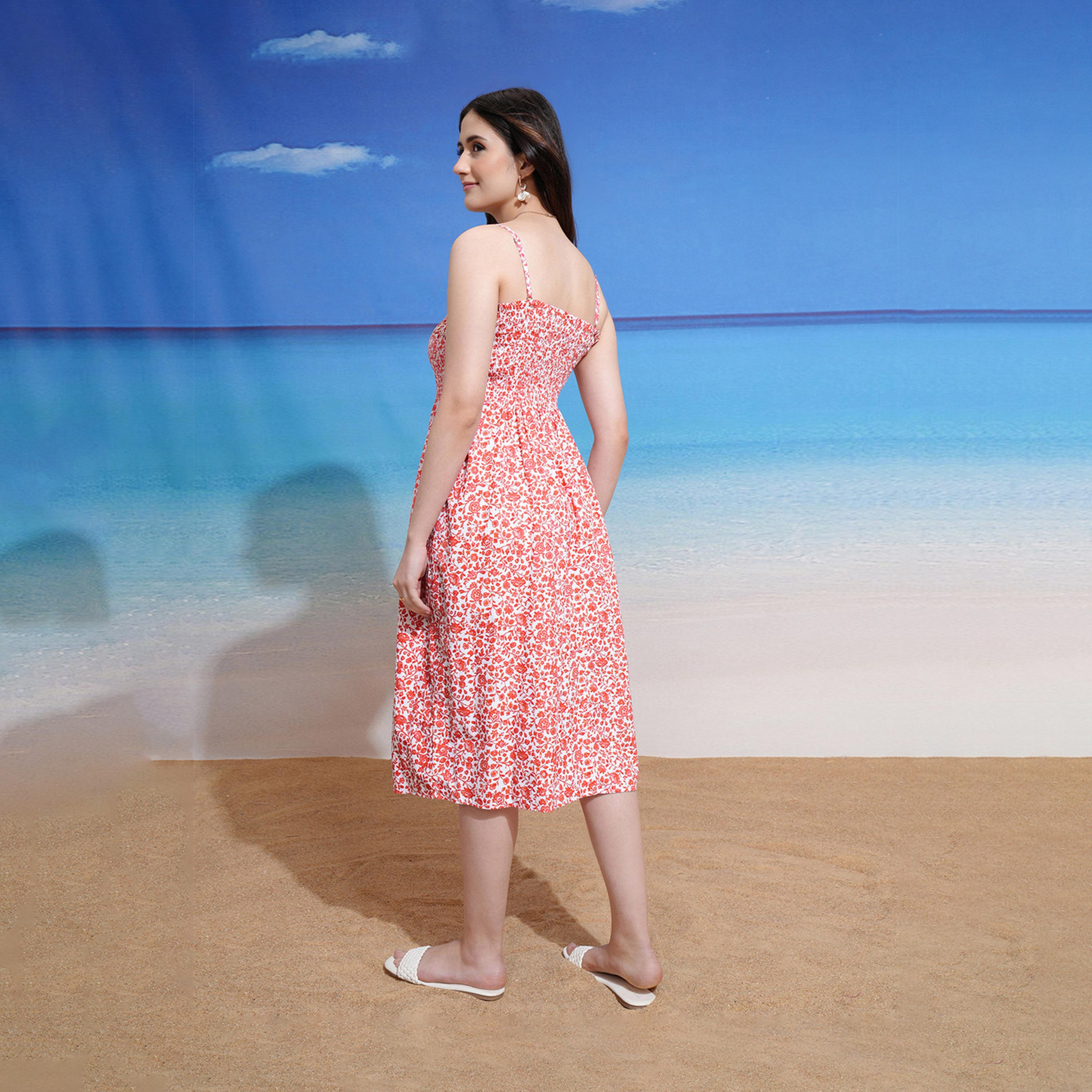 فيشود ستايلي - فستان ماكسي متعدد الطبقات بطبعة زهور-women-clothing-dresses-image-4