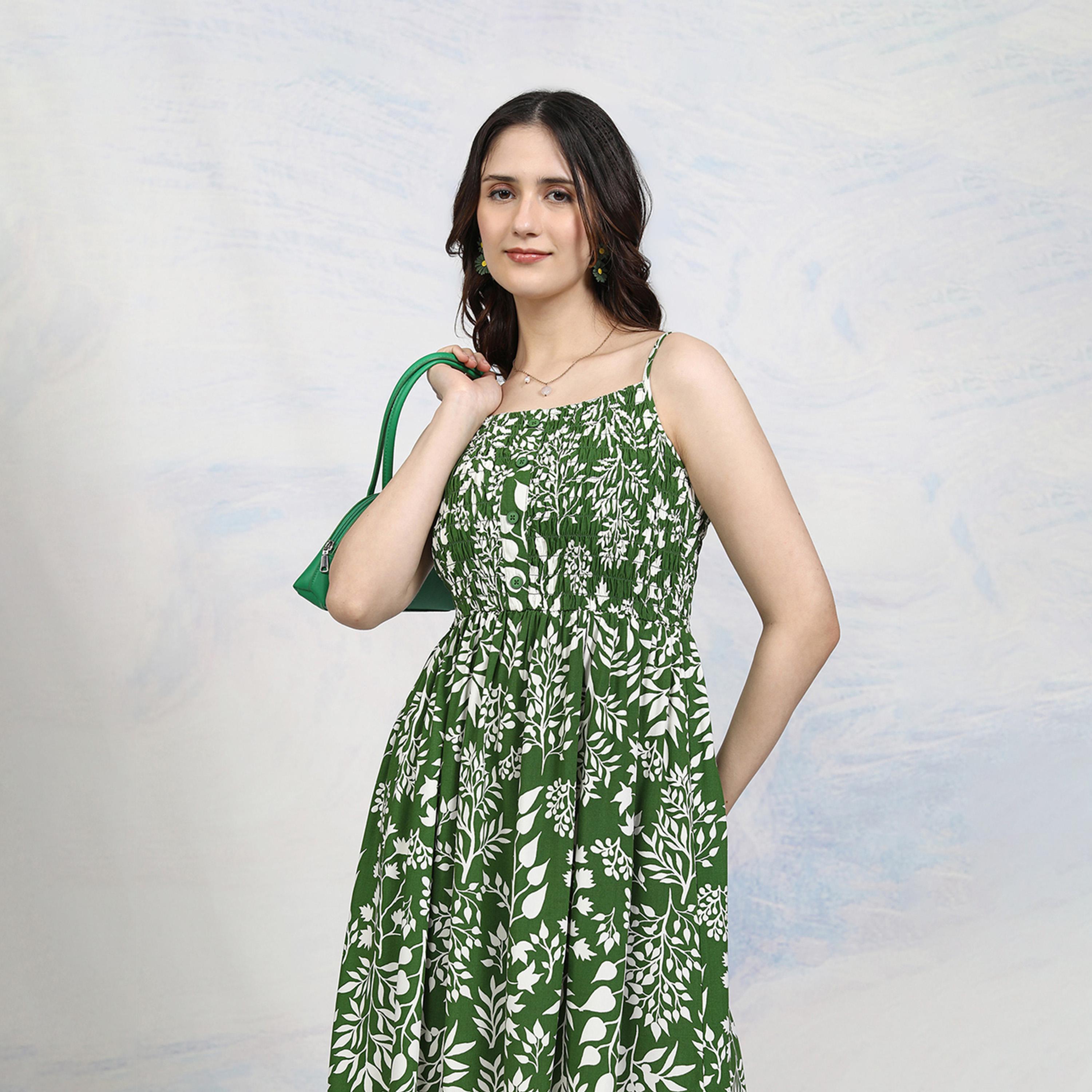 طوكيو توكيز - فستان قصير بحمالات وطبعة زهور كاملة مع تفاصيل مطرزة-women-clothing-dresses-image-5