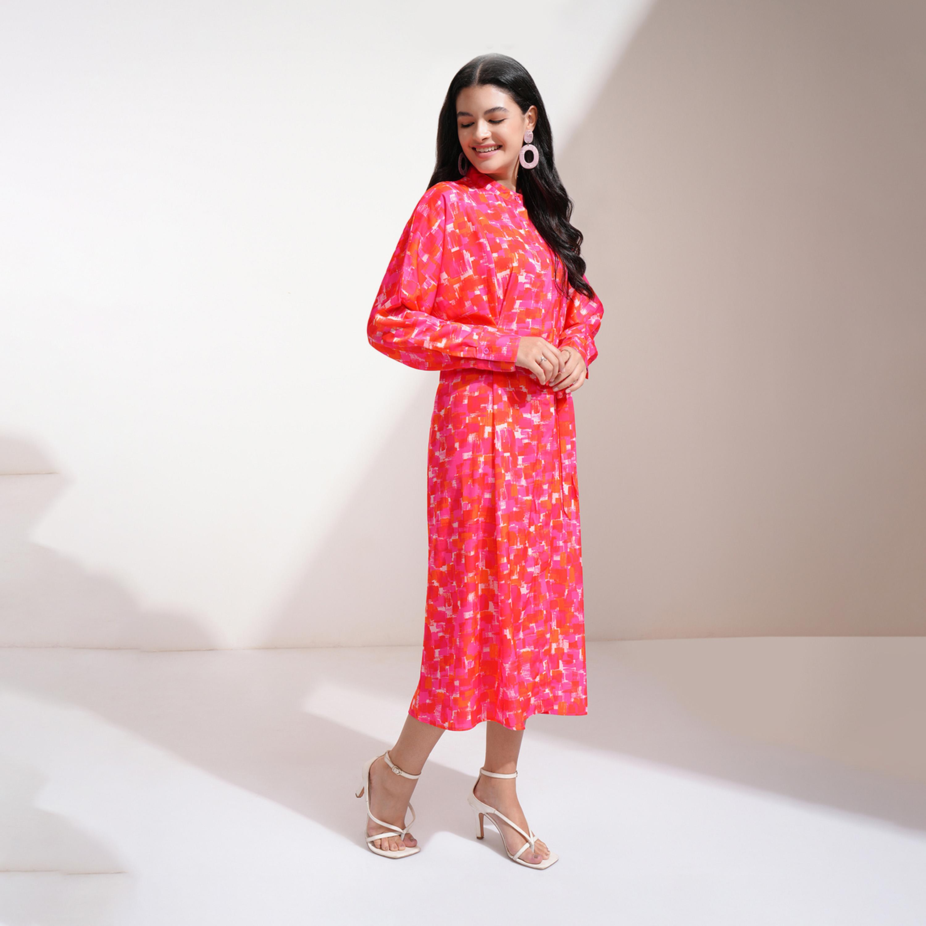 فيشود ستايلي - فستان ماكسي متعدد الطبقات بطبعة زهور-women-clothing-dresses-image-3