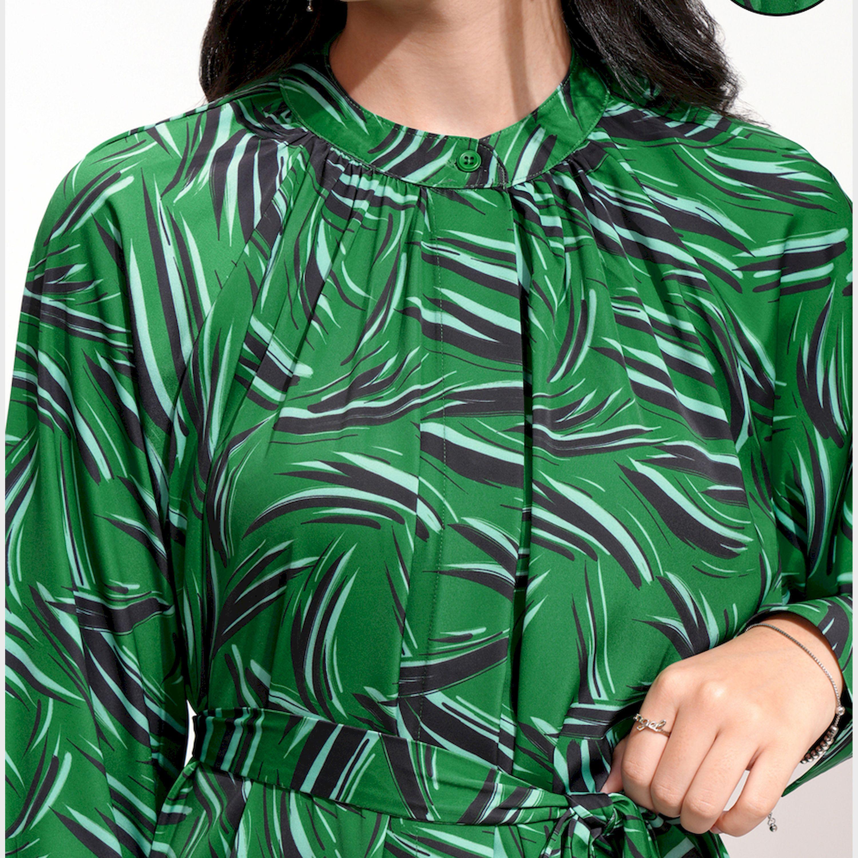 طوكيو توكيز - فستان متوسط الطول برباط على الخصر بطباعة كاملة-women-clothing-dresses-image-4