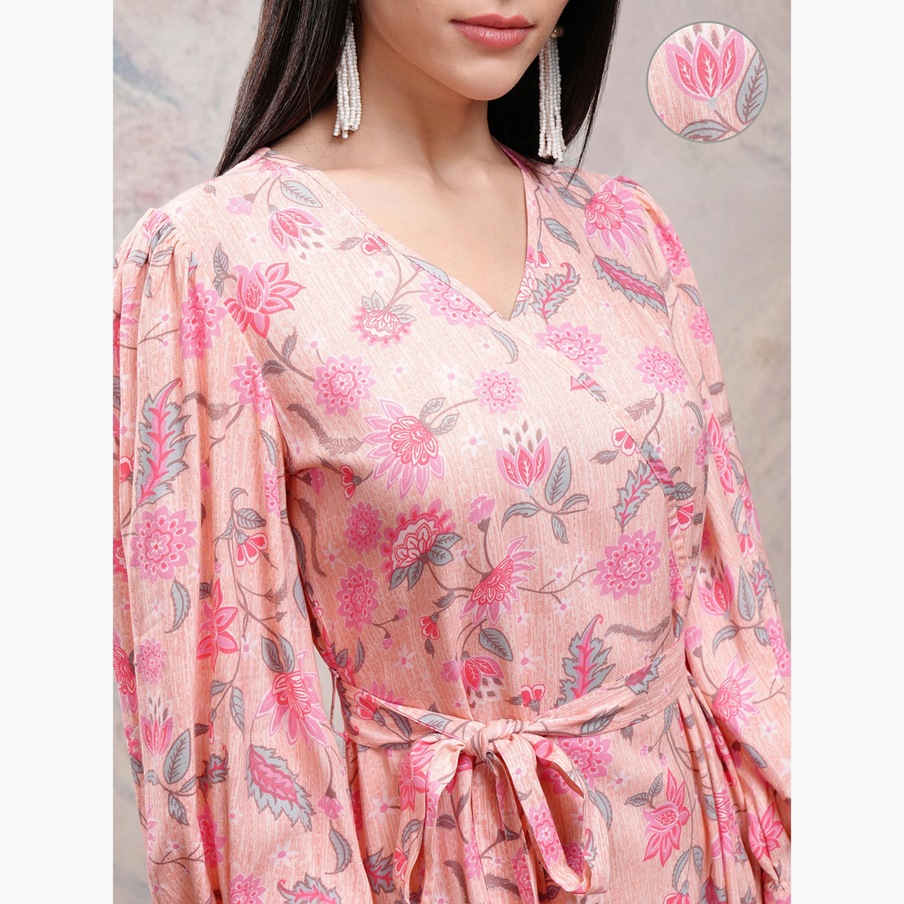 فيشود ستايلي - فستان ماكسي متعدد الطبقات بطبعة زهور-women-clothing-dresses-image-5
