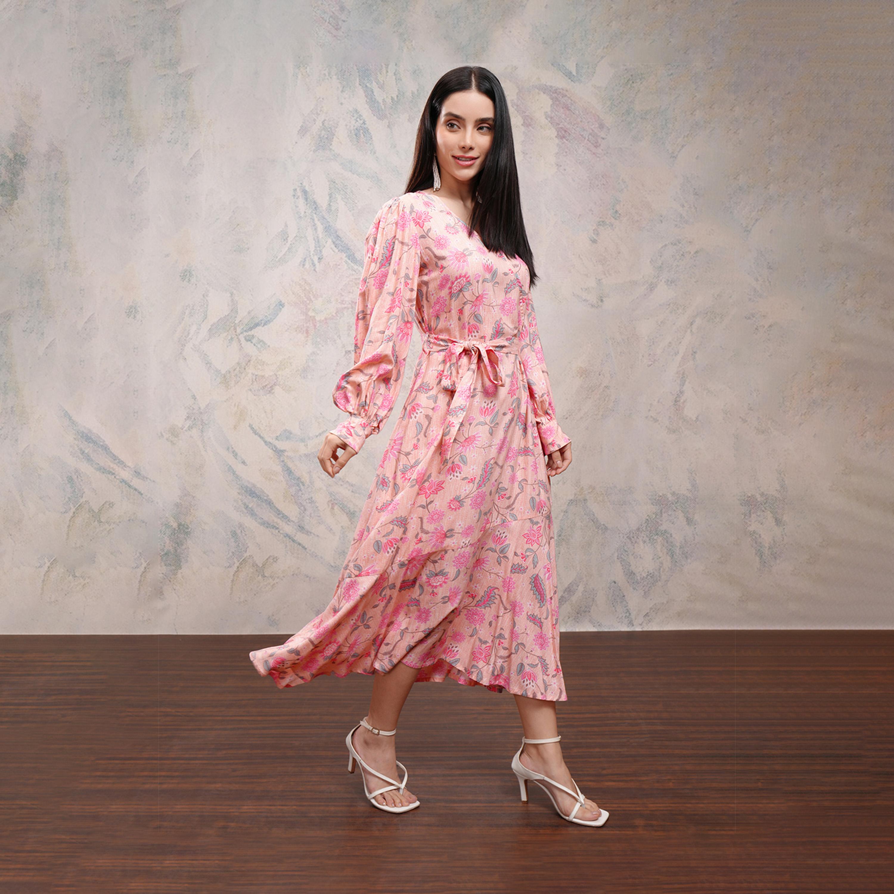 فيشود ستايلي - فستان ماكسي متعدد الطبقات بطبعة زهور-women-clothing-dresses-image-6