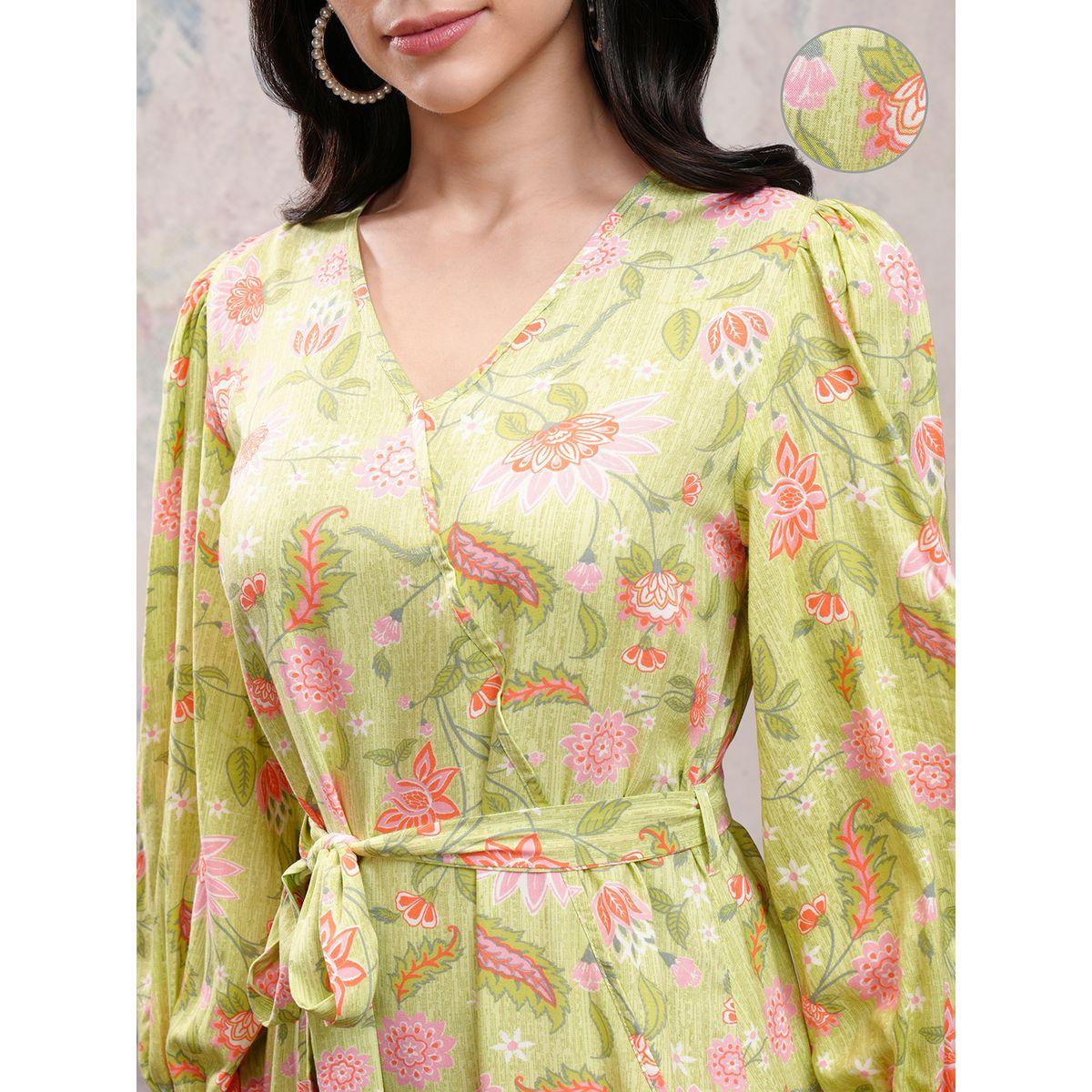 Vishudh X Styli Floral Printed Side Slit A-Line Midi Dress-women-clothing-dresses-image-4