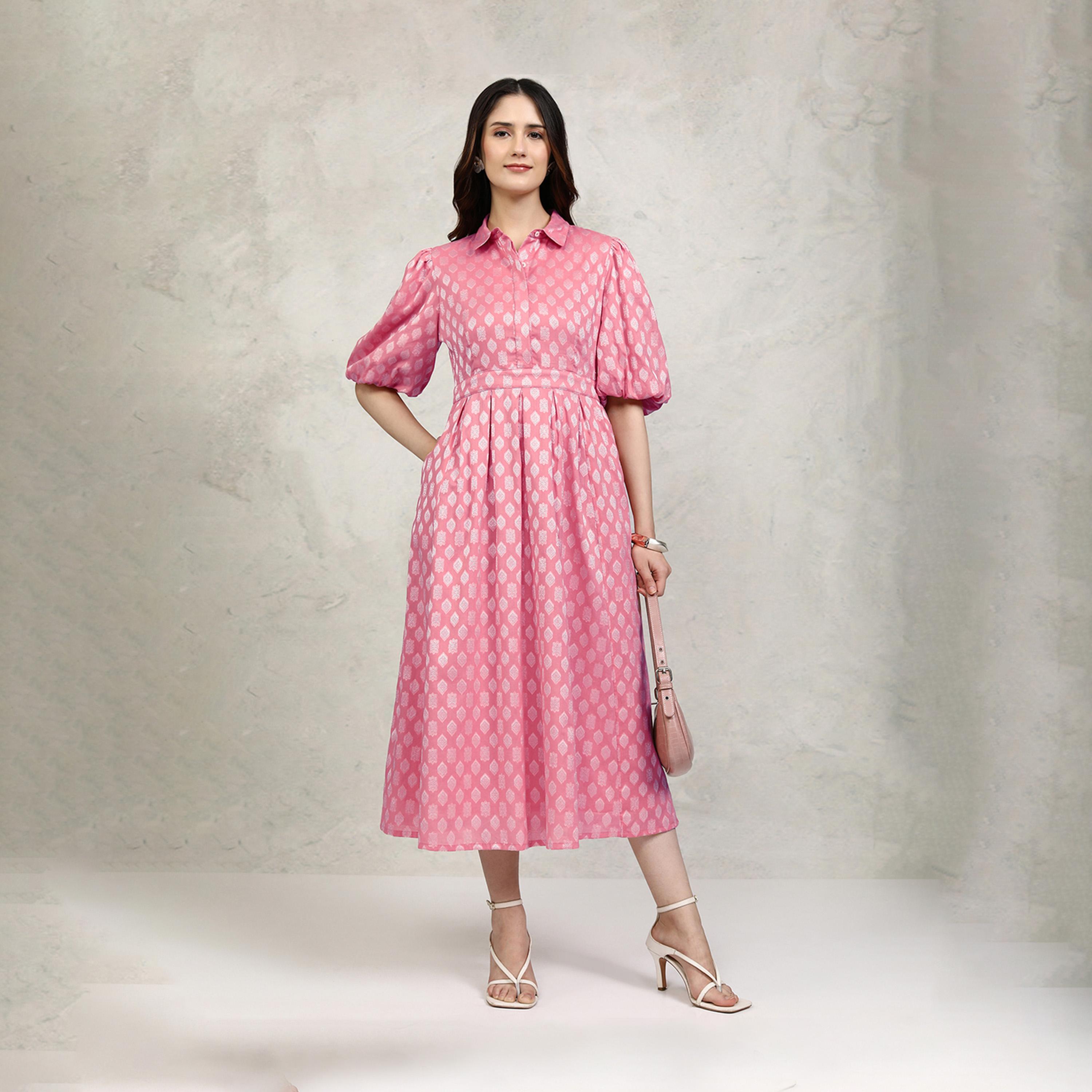 فيشود ستايلي - فستان ماكسي متعدد الطبقات بطبعة زهور-women-clothing-dresses-image-2