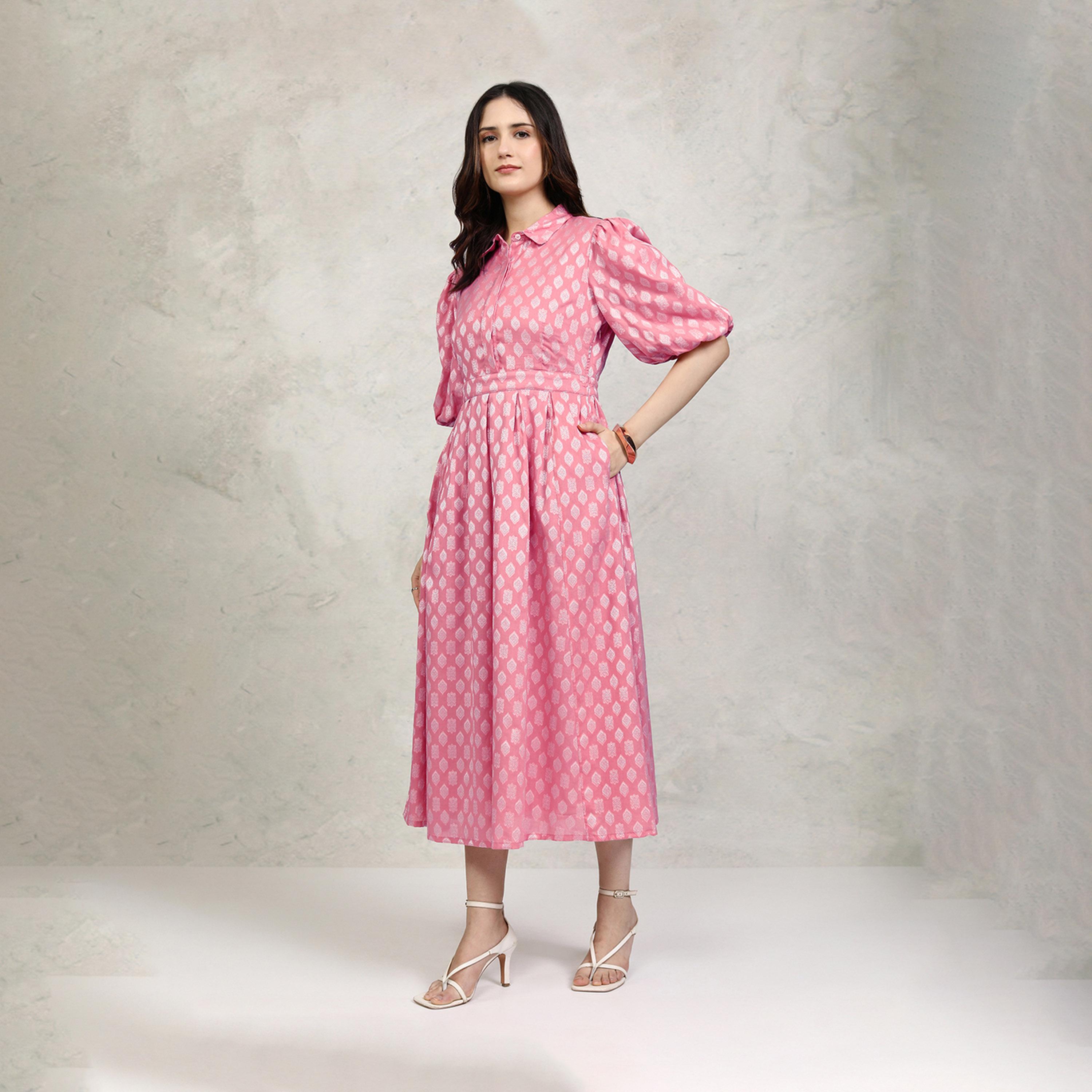 فيشود ستايلي - فستان ماكسي متعدد الطبقات بطبعة زهور-women-clothing-dresses-image-4