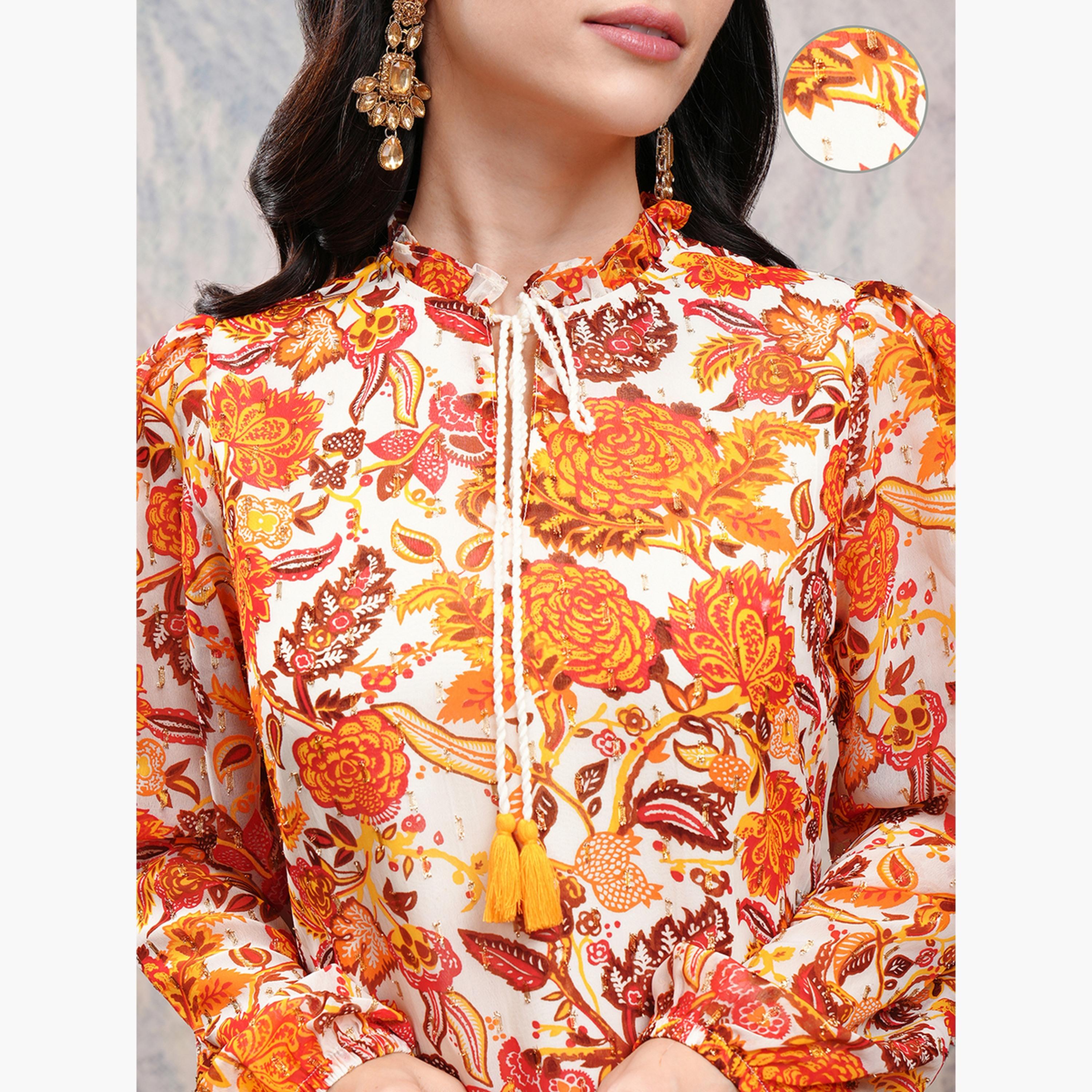 فيشود ستايلي - فستان ماكسي متعدد الطبقات بطبعة زهور-women-clothing-dresses-image-5