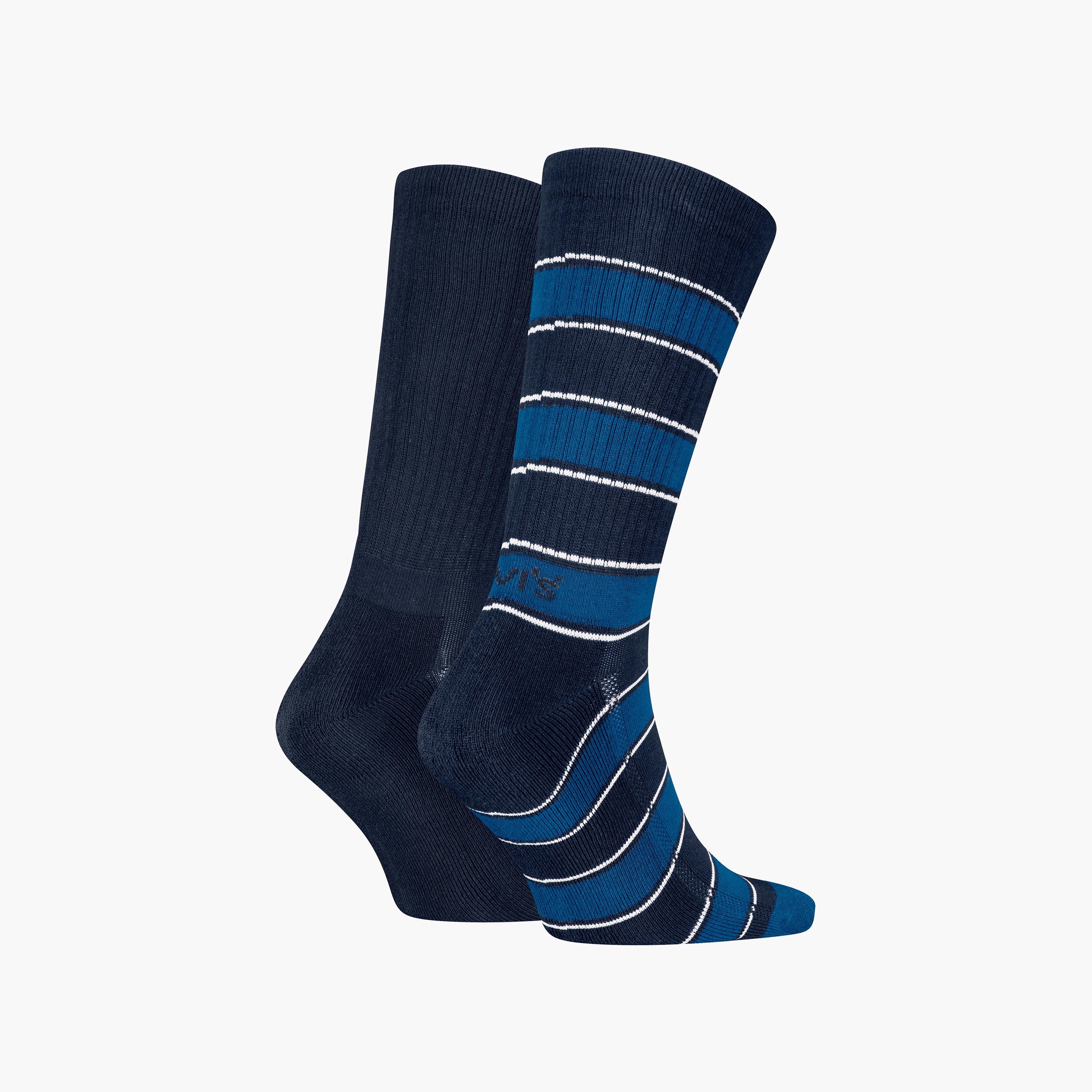 Levi's Pack of 2 Striped Crew Length Men's Socks-men-socks-image-2