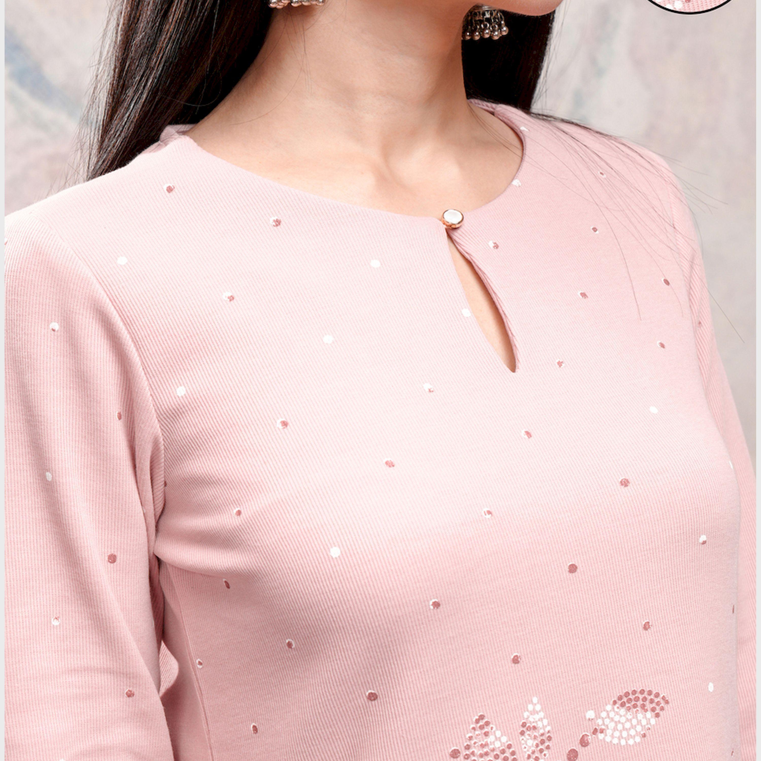 Vishudh X Styli Ethnic Motifs Printed Regular Fit Kurta With Trousers Set-women-clothing-ethnicwear-kurtasets-image-4
