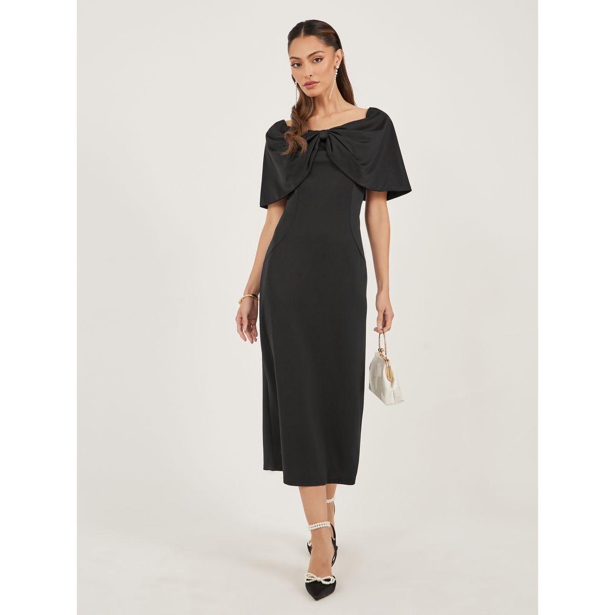 فستان ميدي بأكتاف مكشوفة-women-clothing-dresses-image-1