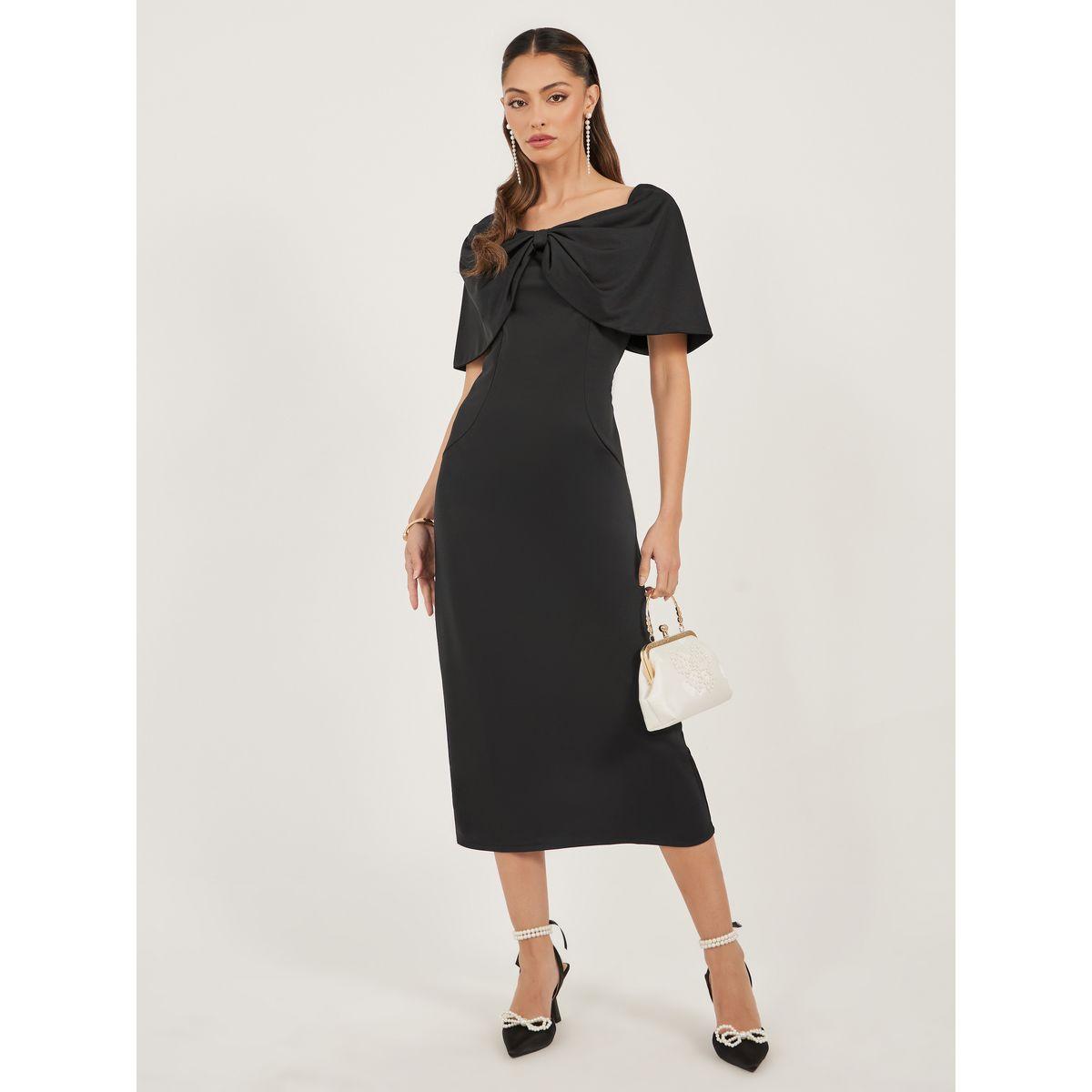 فستان ميدي بأكتاف مكشوفة-women-clothing-dresses-image-2