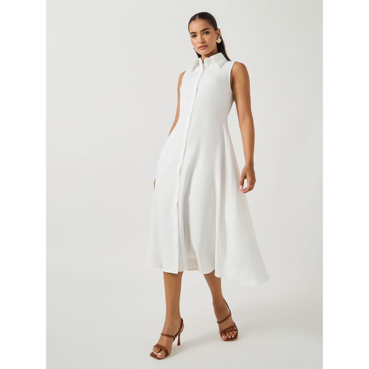 فستان ميدي سادة بلا أكمام-women-clothing-dresses-image-2