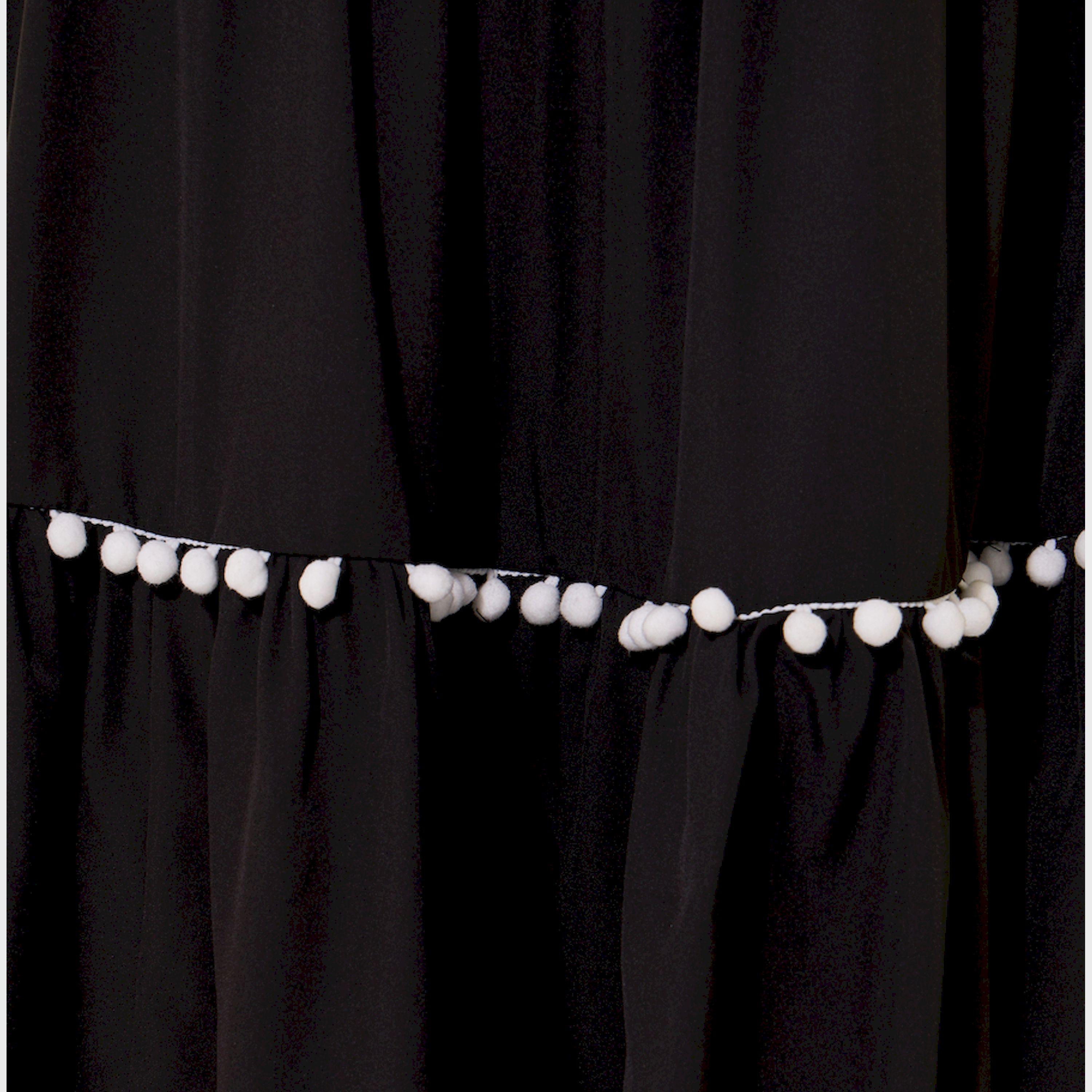 Take Two Solid Bombom Tassels Detail Maxi Skirt-women-clothing-bottoms-skirts-image-3