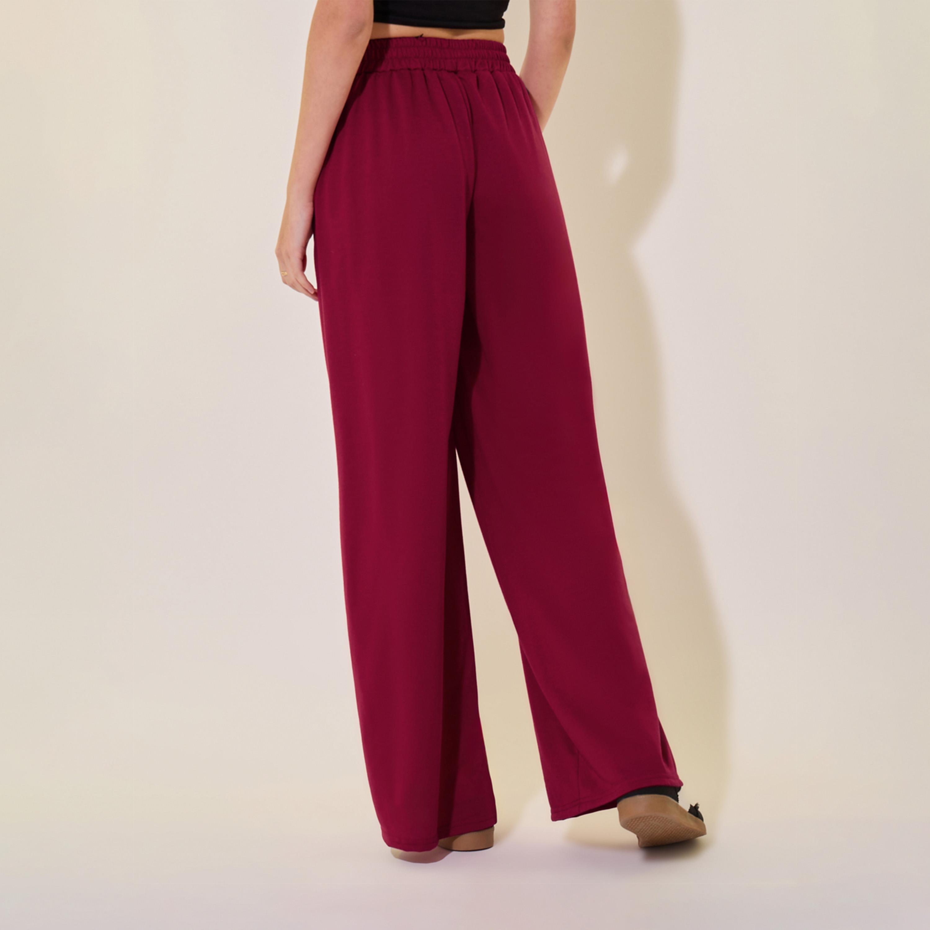 Take Two Graphic Print Mid-Rise Wide-Leg Pants-women-clothing-bottoms-trousers-image-4