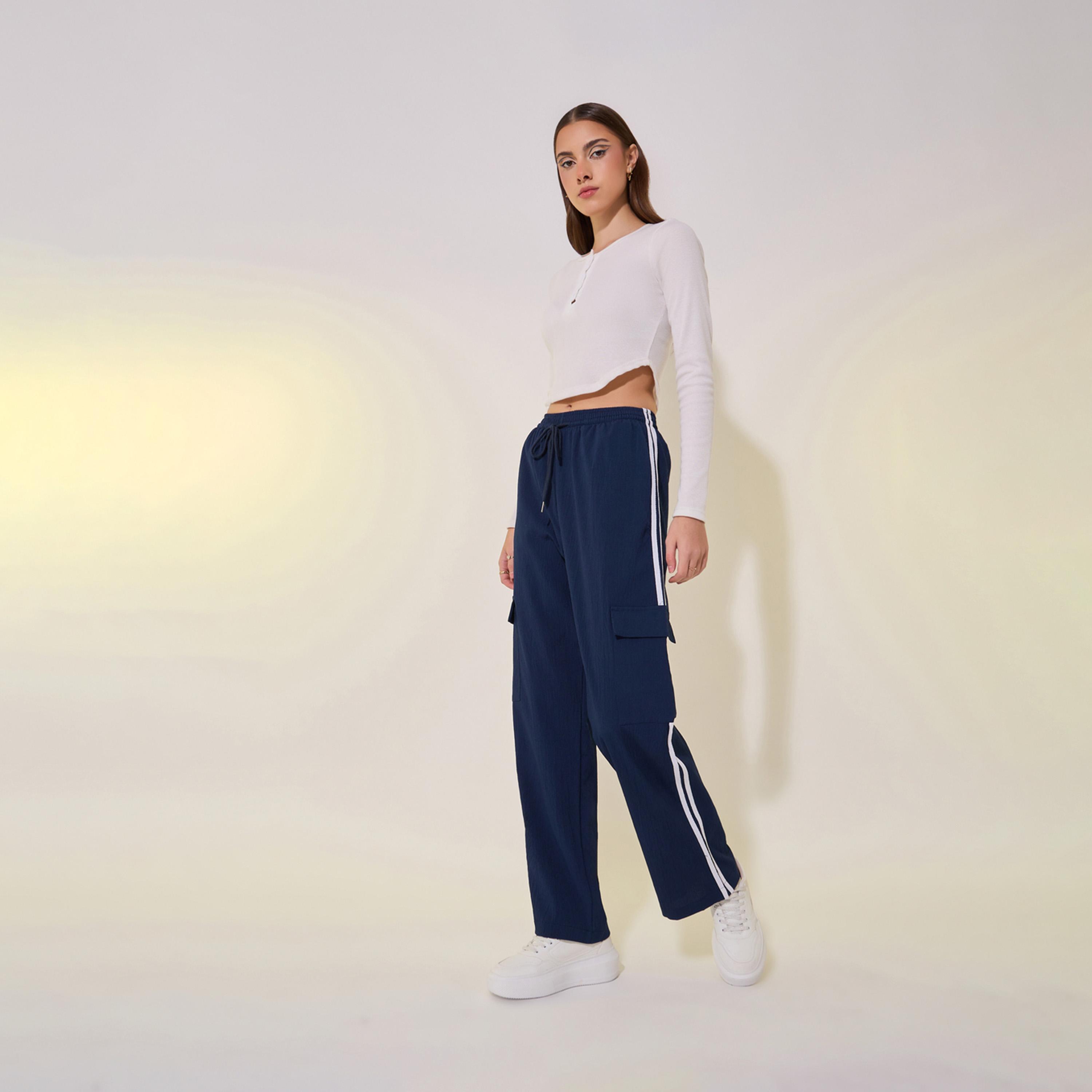 Take Two Striped Mid Rise Wide Leg Pants with Drawstring-women-clothing-bottoms-trousers-image-1