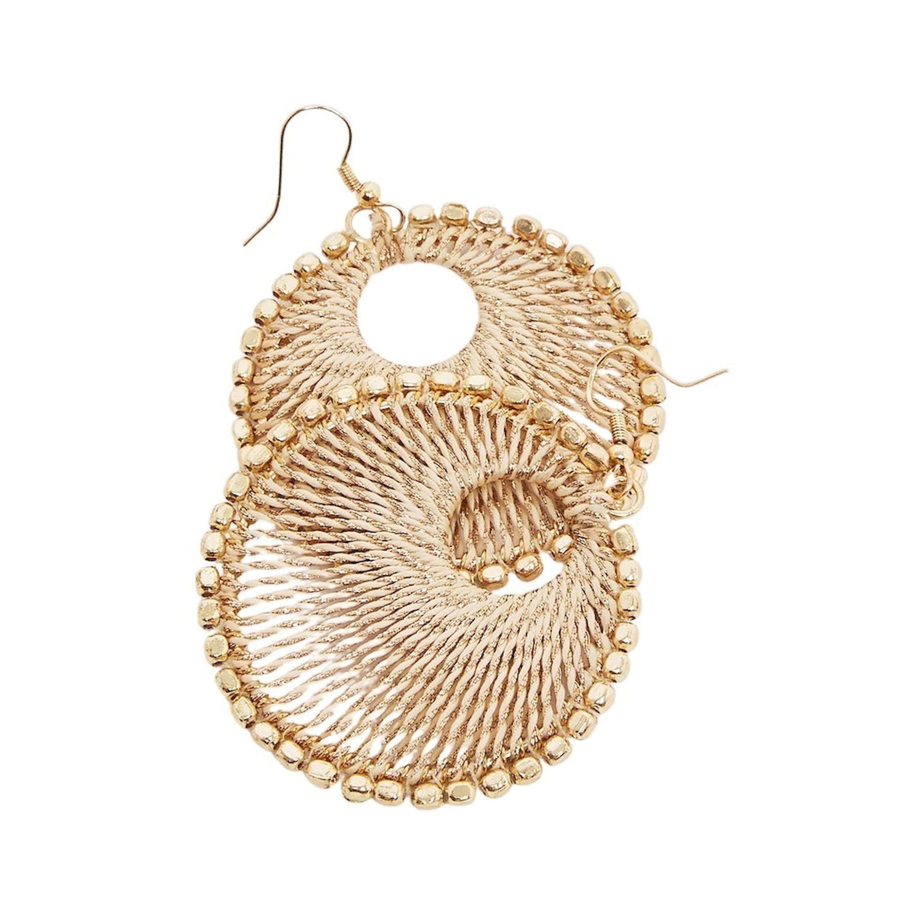 ستايلي -  أقراط دائرية منقوشة-women-watchesandjewellery-jewellery-earrings-image-4