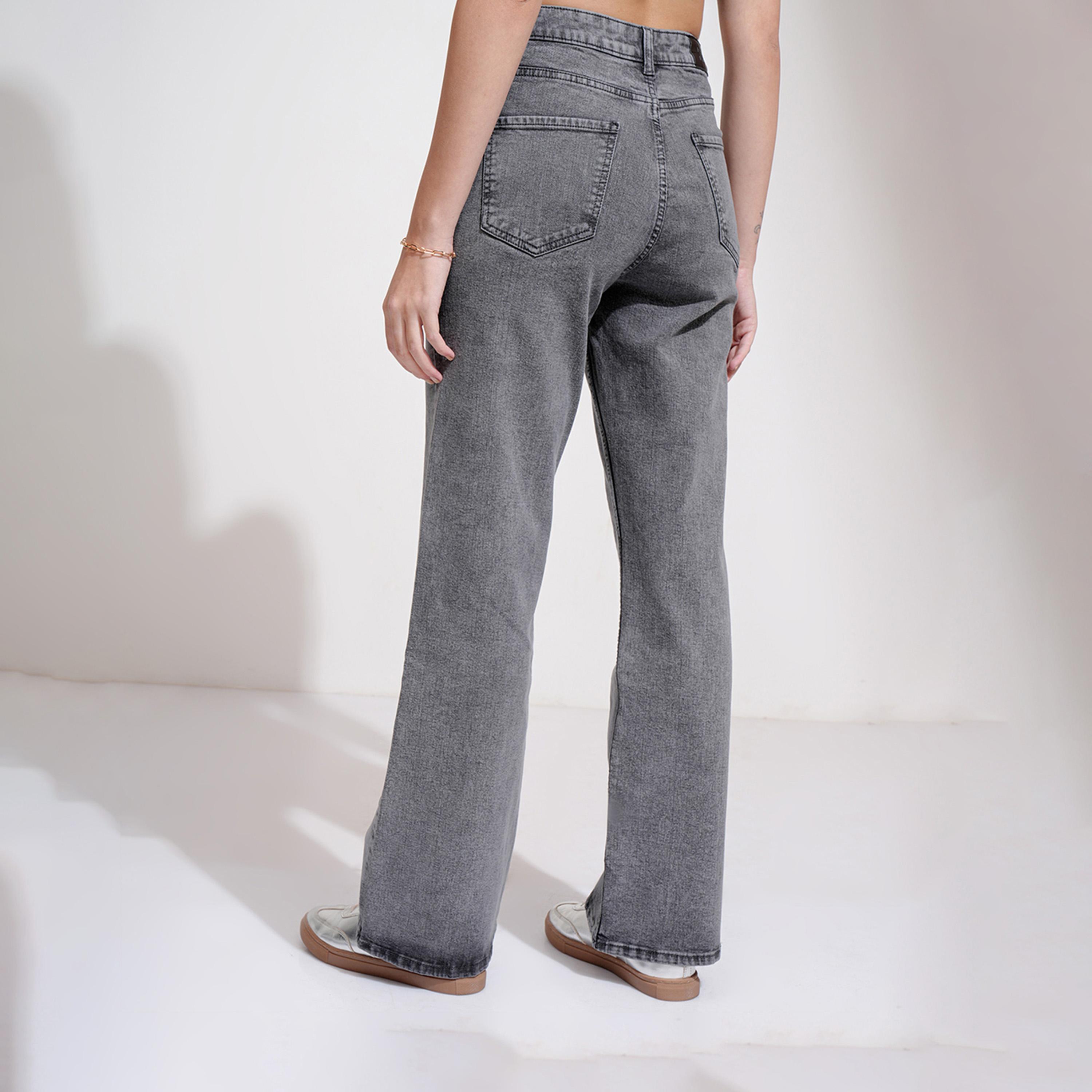 طوكيو توكيز ستايلي - جينز مطاطي باهت وواسع بخصر متوسط الارتفاع-women-clothing-bottoms-jeans-image-5