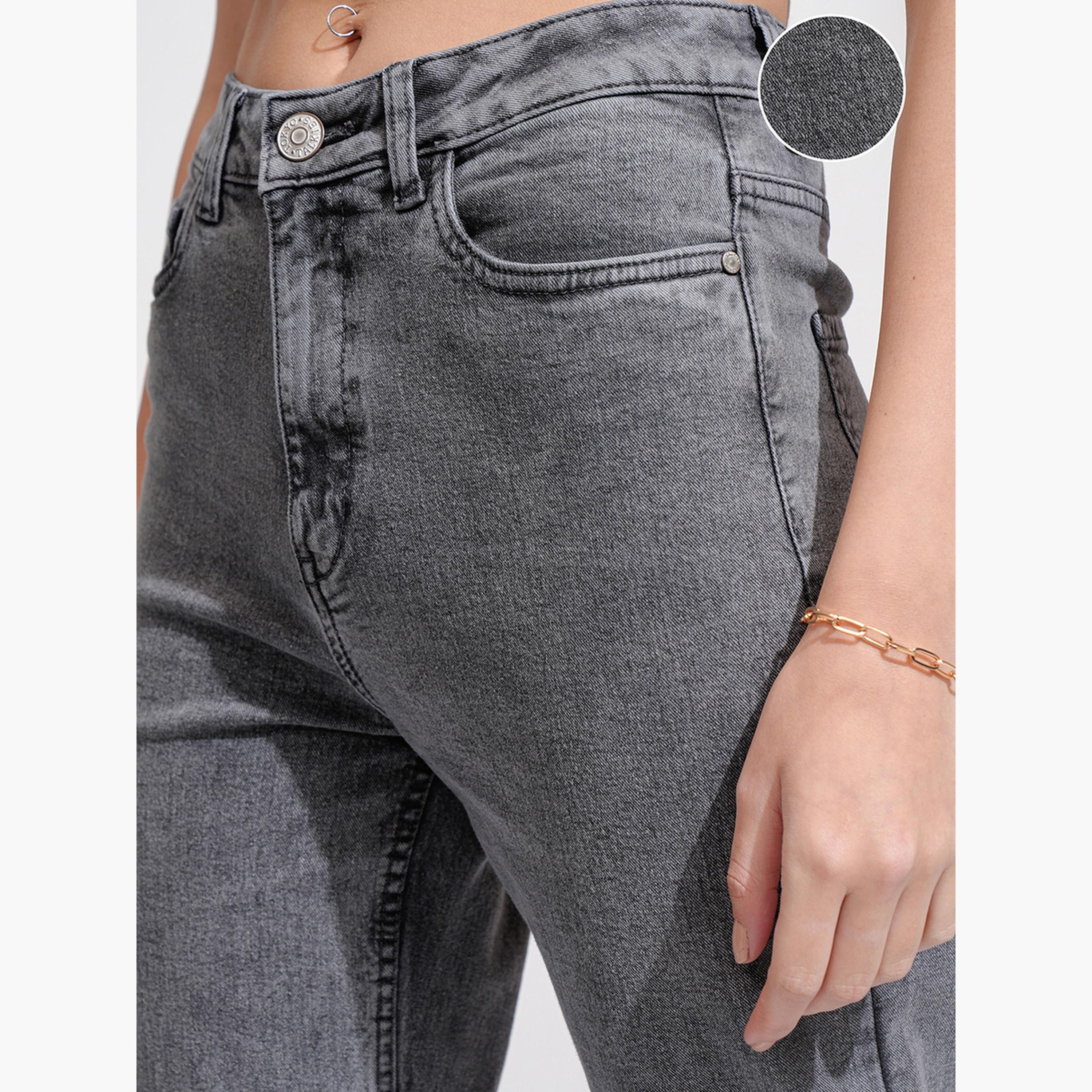 Tokyo Talkies X Styli Mid-Rise Flared Stretchable Faded Jeans-women-clothing-bottoms-jeans-image-6