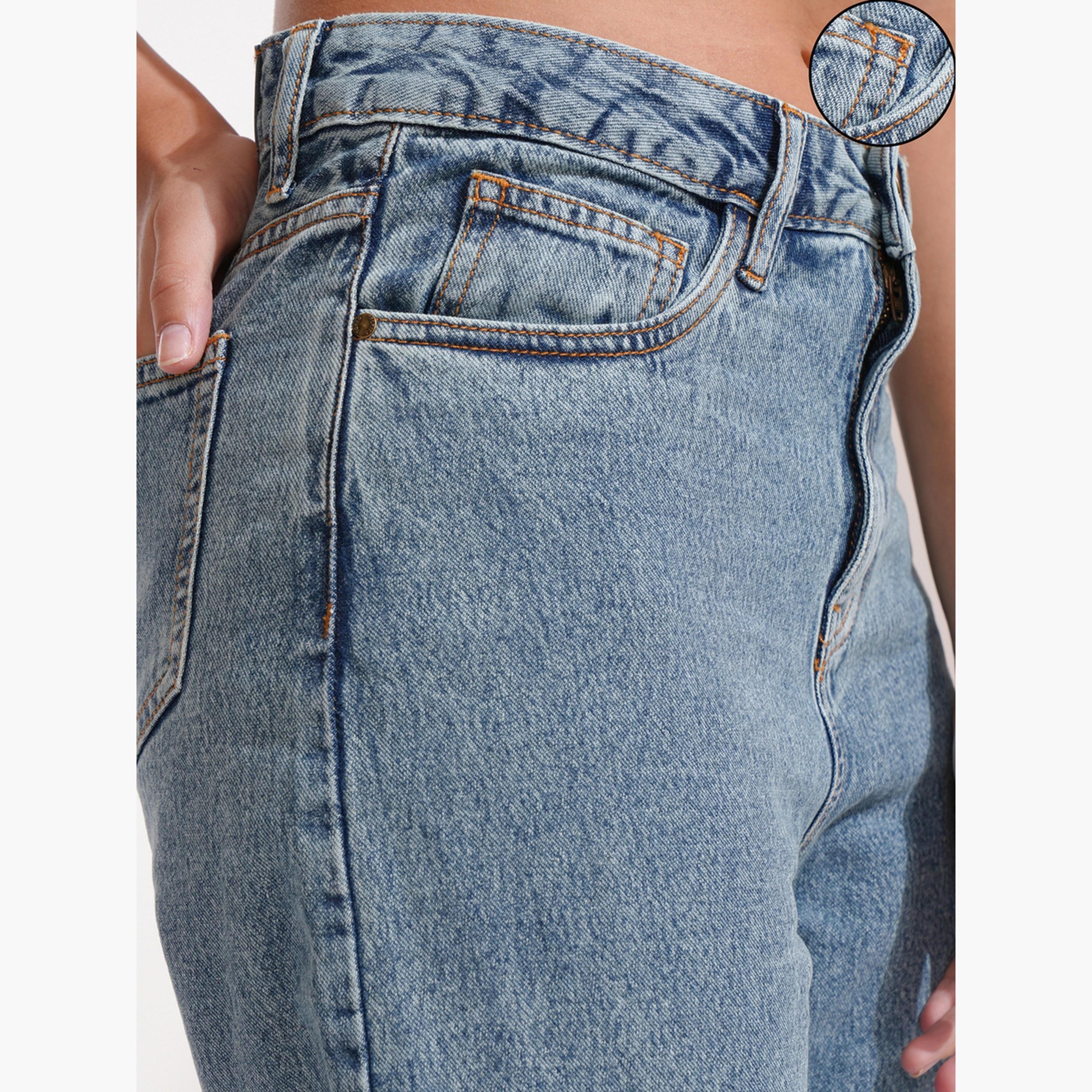 Tokyo Talkies X Styli Mid Rise Relaxed Fit Faded Jeans-women-clothing-bottoms-jeans-image-6