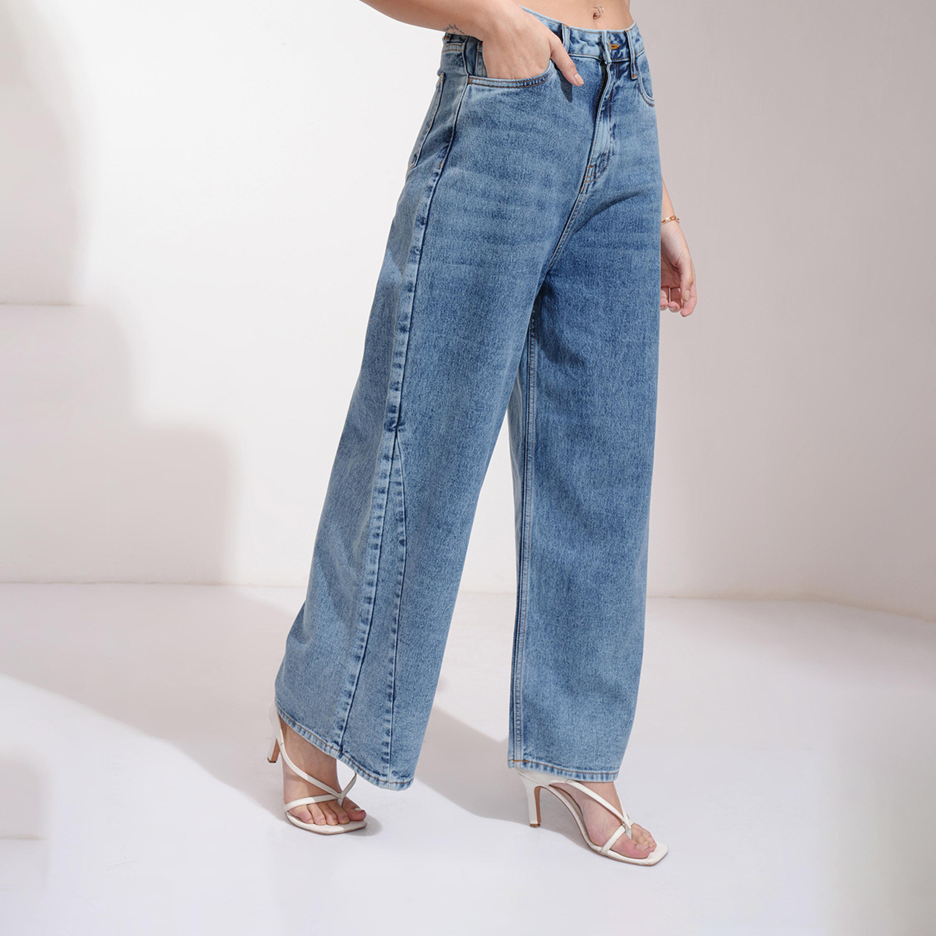 Tokyo Talkies X Styli High-Rise Wide Leg Faded Jeans-women-clothing-bottoms-jeans-image-3