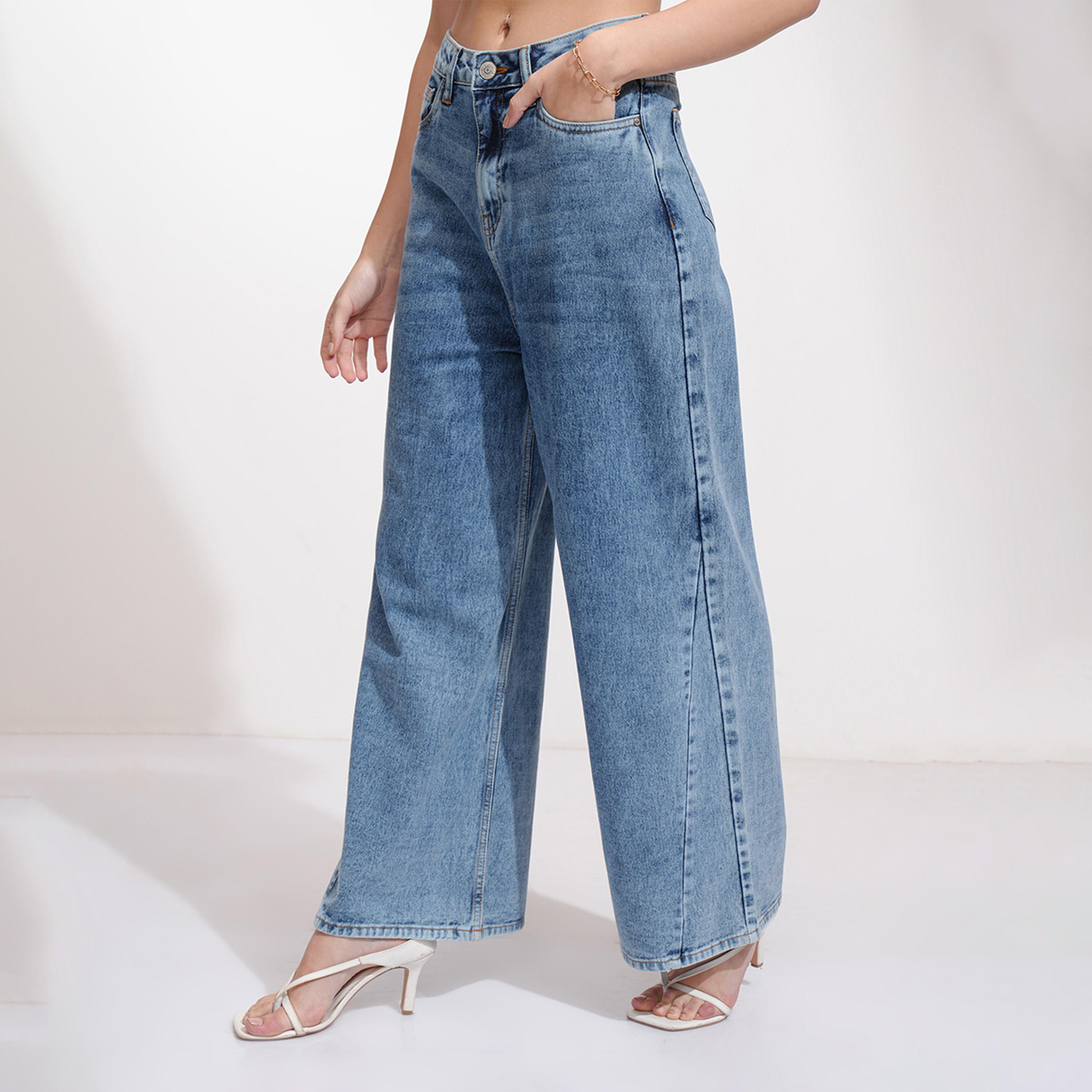 Tokyo Talkies X Styli High-Rise Wide Leg Faded Jeans-women-clothing-bottoms-jeans-image-4