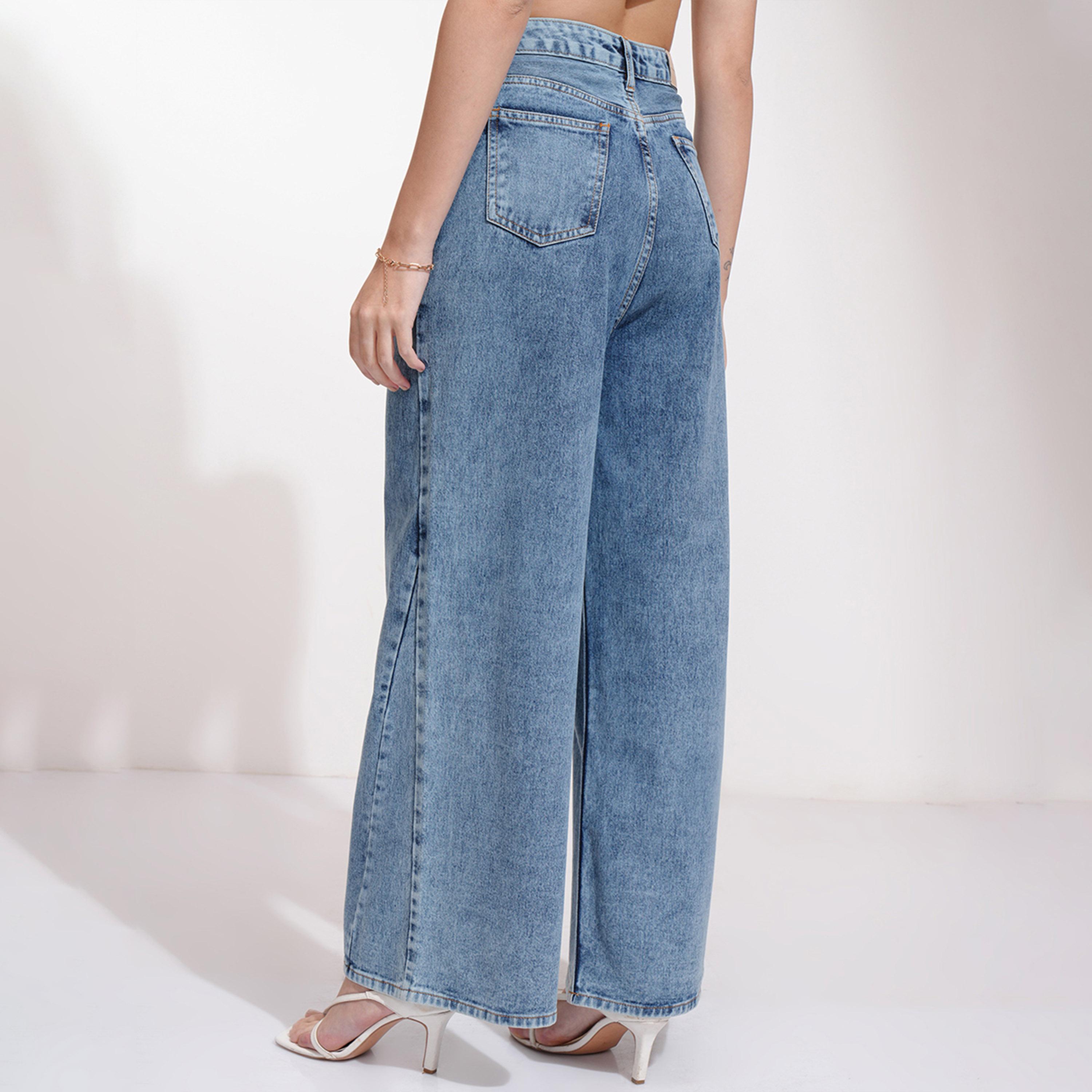 Tokyo Talkies X Styli High-Rise Wide Leg Faded Jeans-women-clothing-bottoms-jeans-image-5